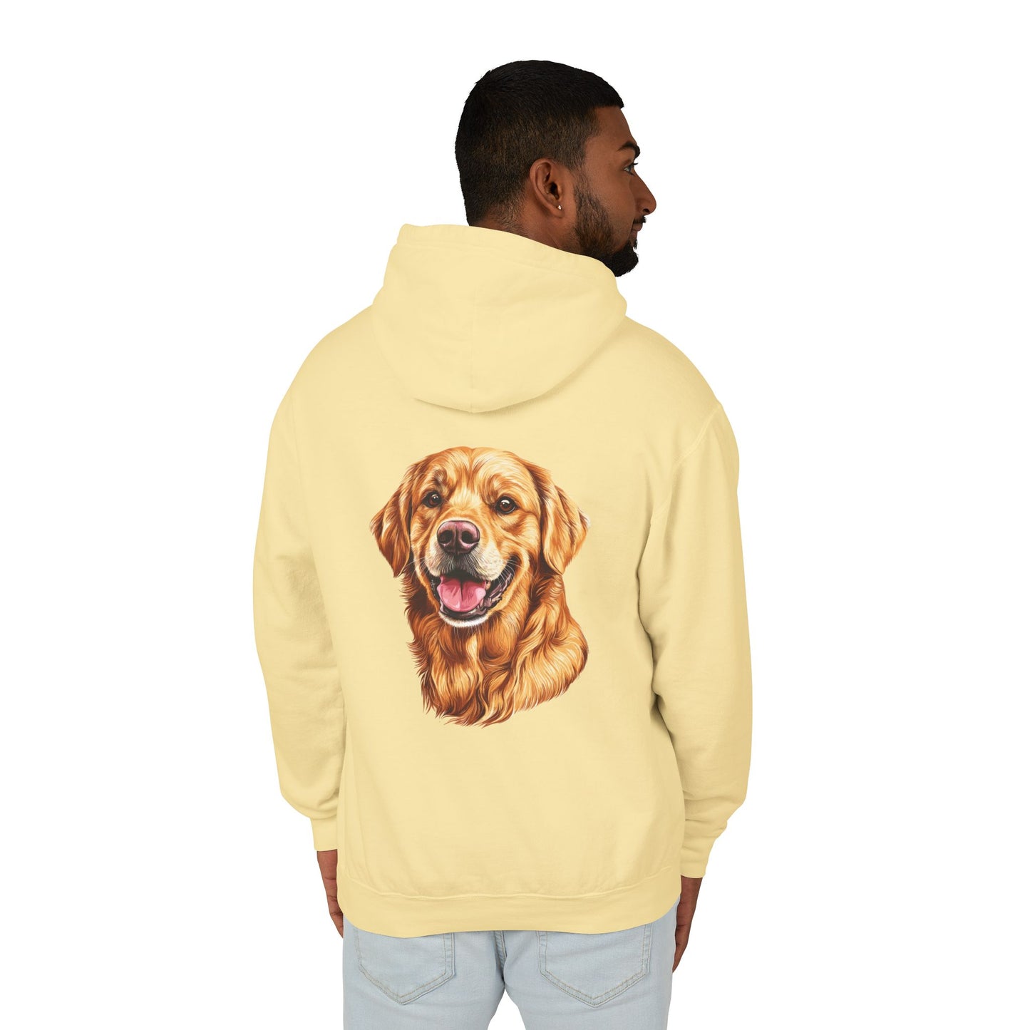Golden Head Unisex Lightweight Hoodie
