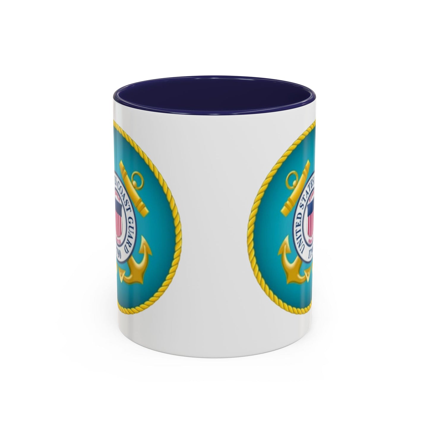 US Coast Guard 2-Tone Coffee Mug