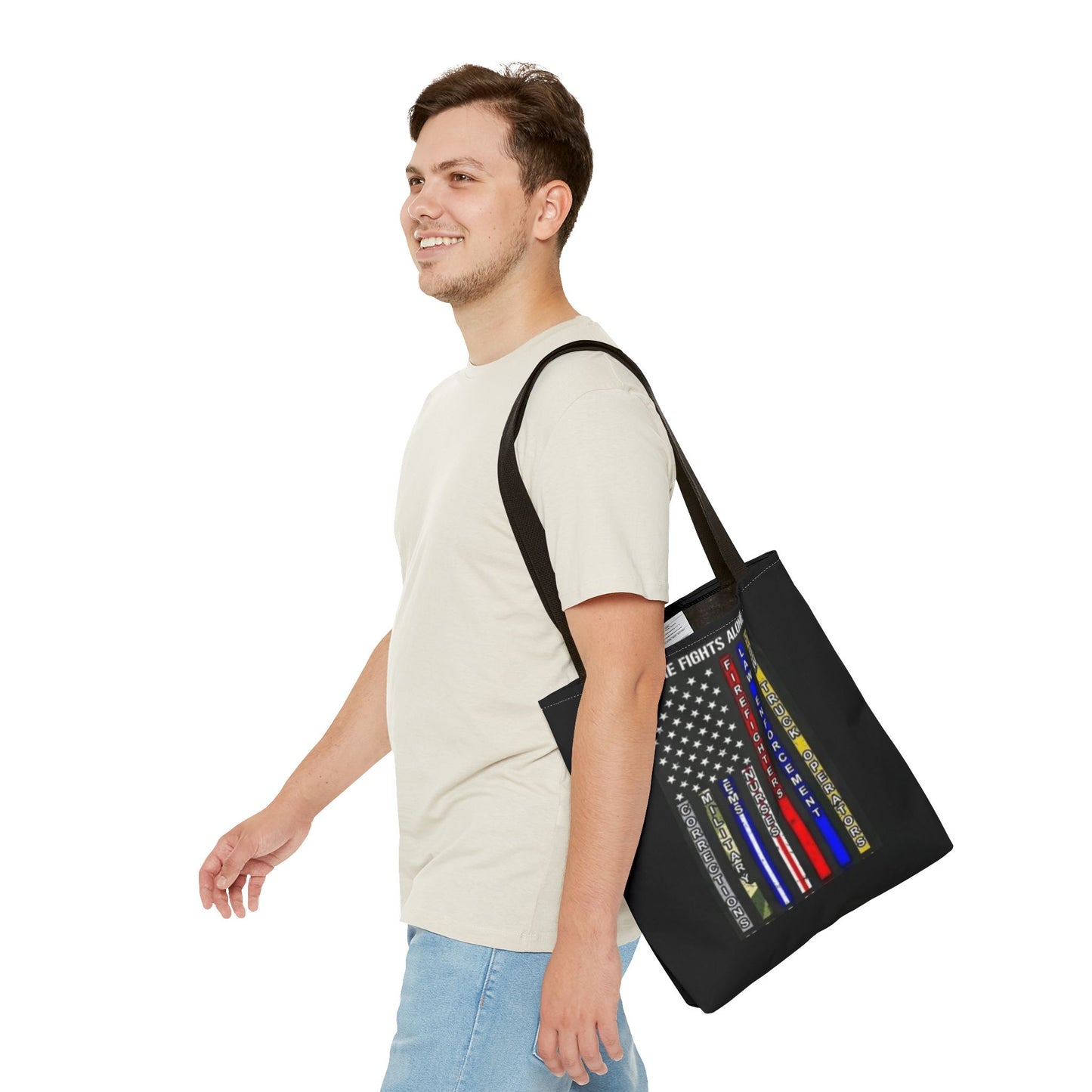 No One Fights Alone Tote Bag