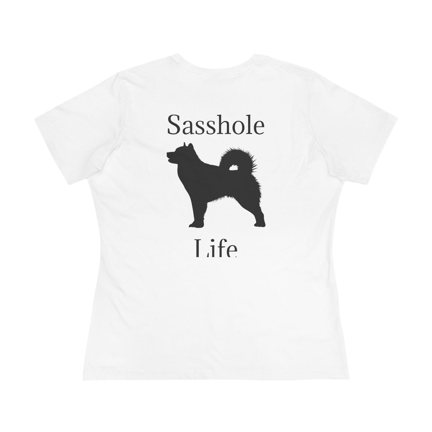Sasshole Life Women's Short Sleeve Crewneck Tee