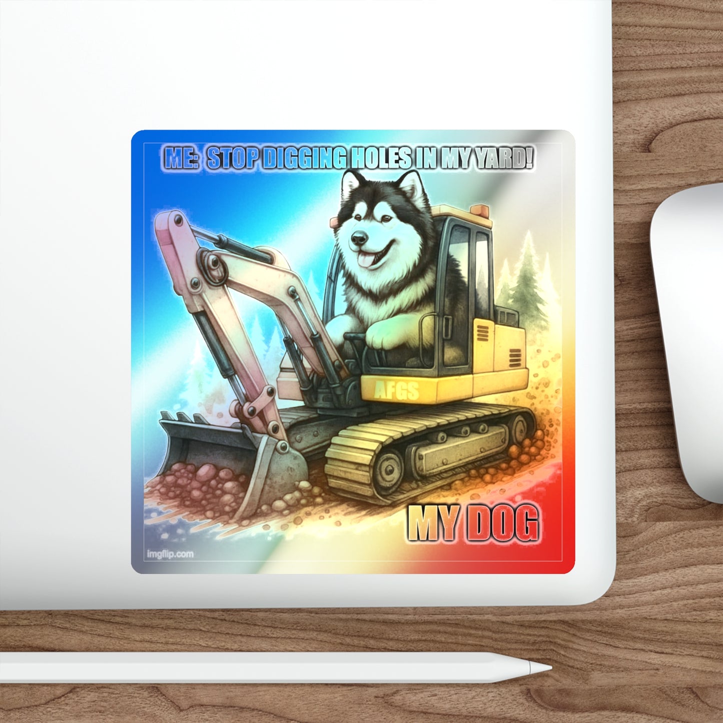 Digmaster Holographic Sticker