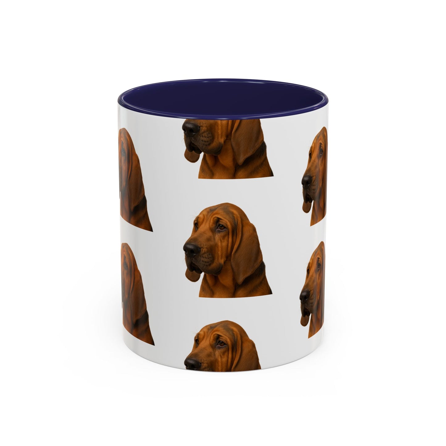 Bloodhound Head 2-Tone Coffee Mug