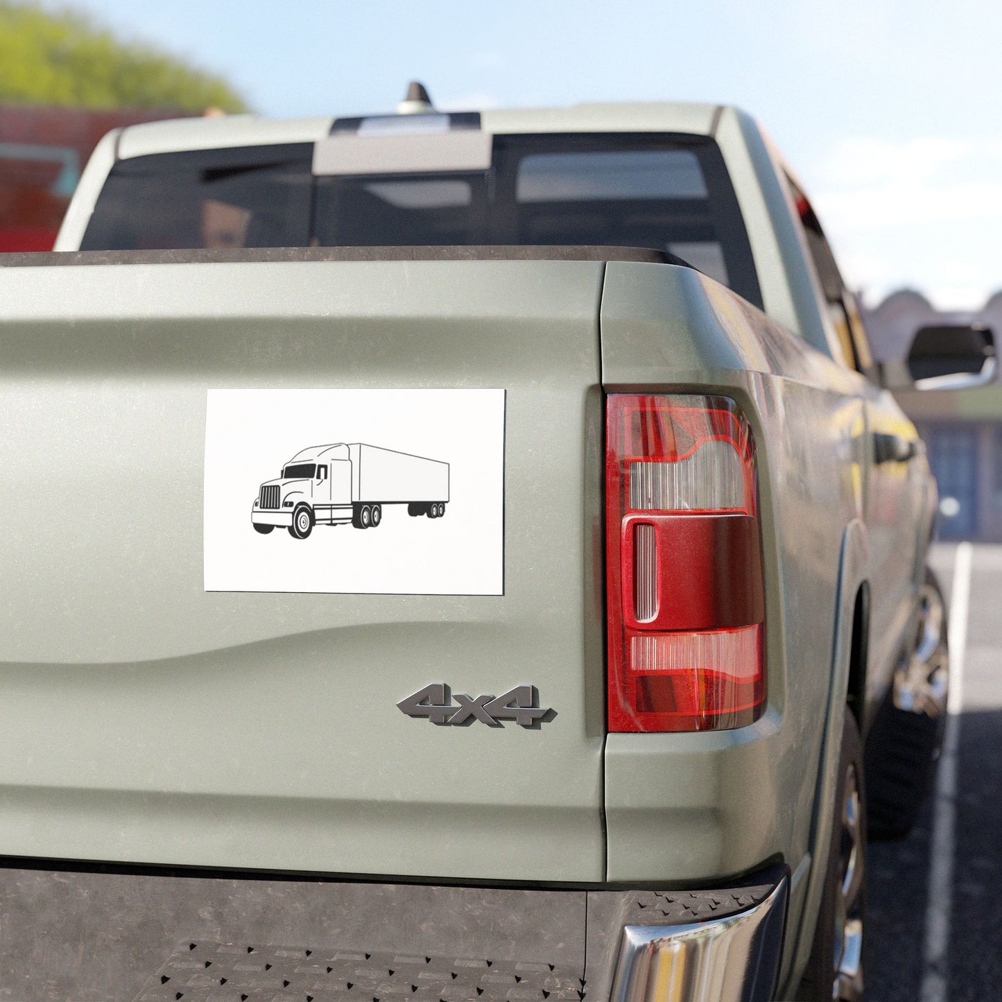 Semi Truck Indoor/Outdoor Magnet