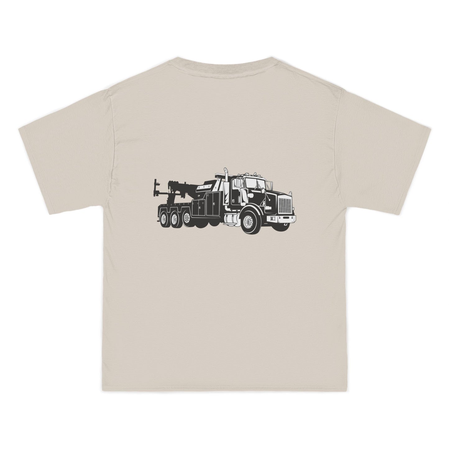 Heavy Tow Truck Men's Short-Sleeve Crewneck Tee