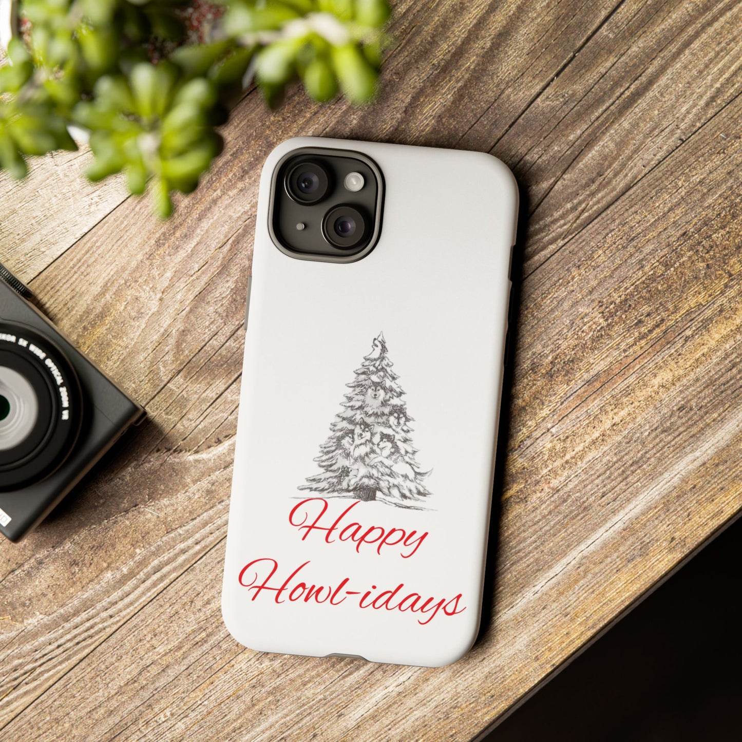 Happy Howl-idays iPhone Case