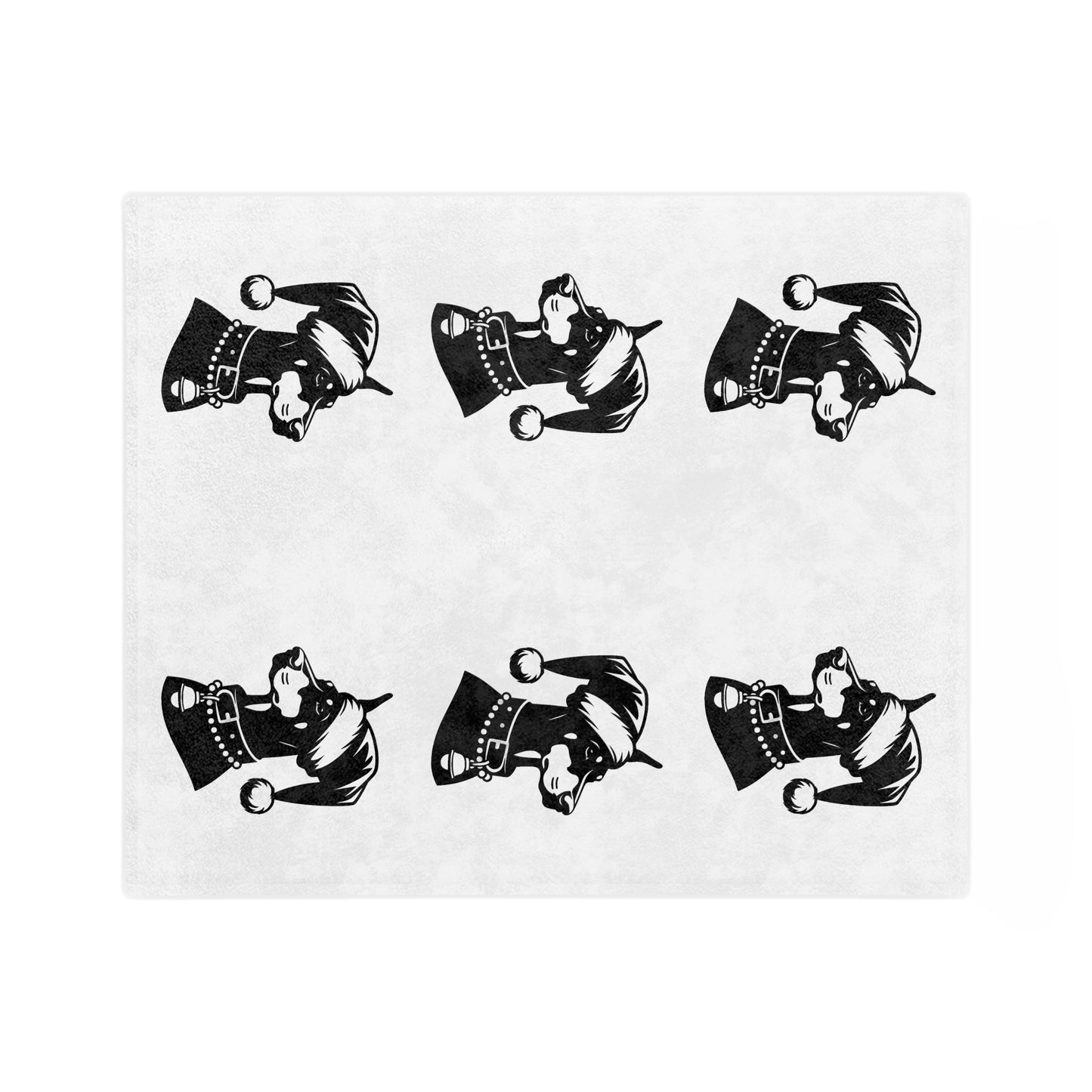 Santa Paws Doberman Velveteen Microfiber Blanket
