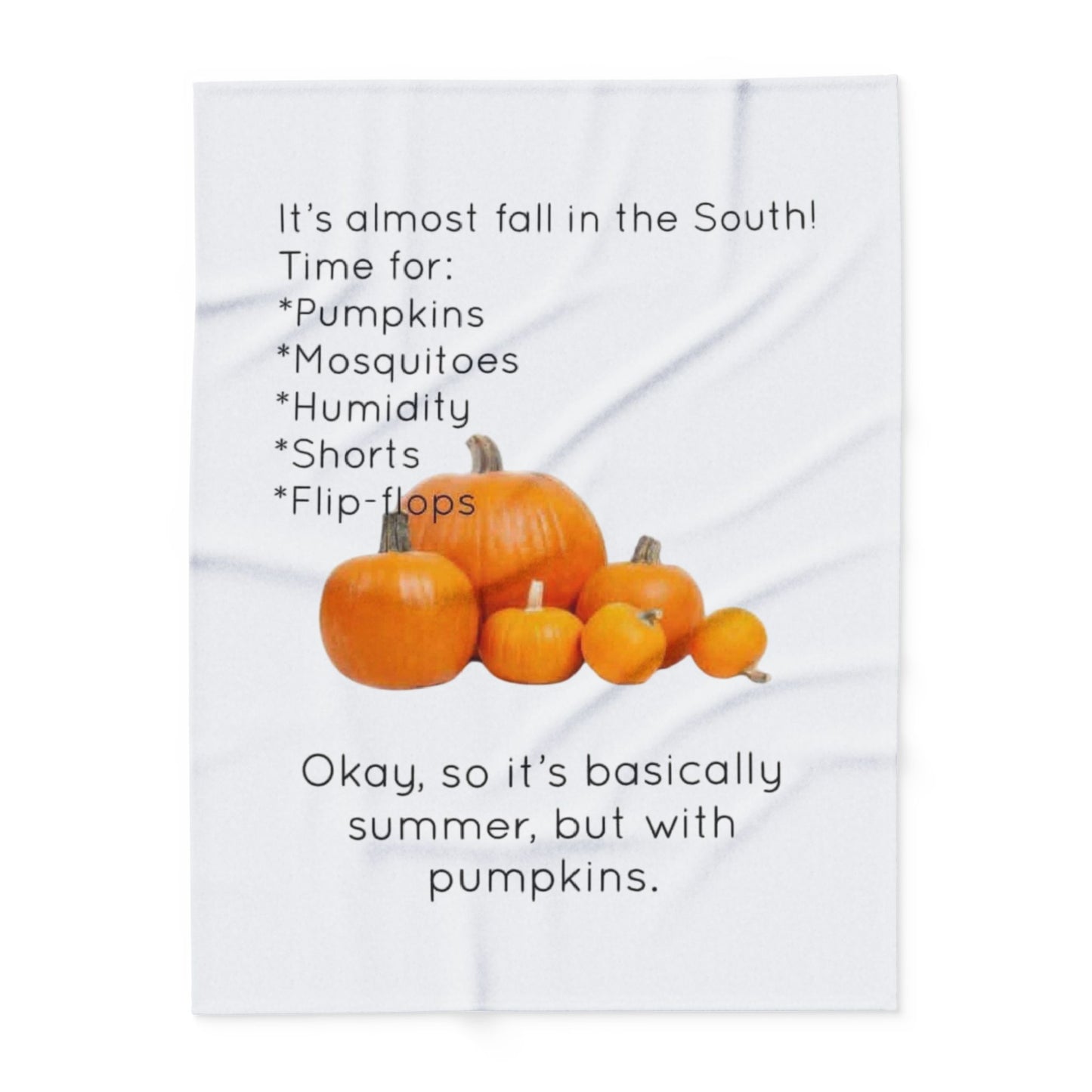 Fall In The South Arctic Fleece Blanket