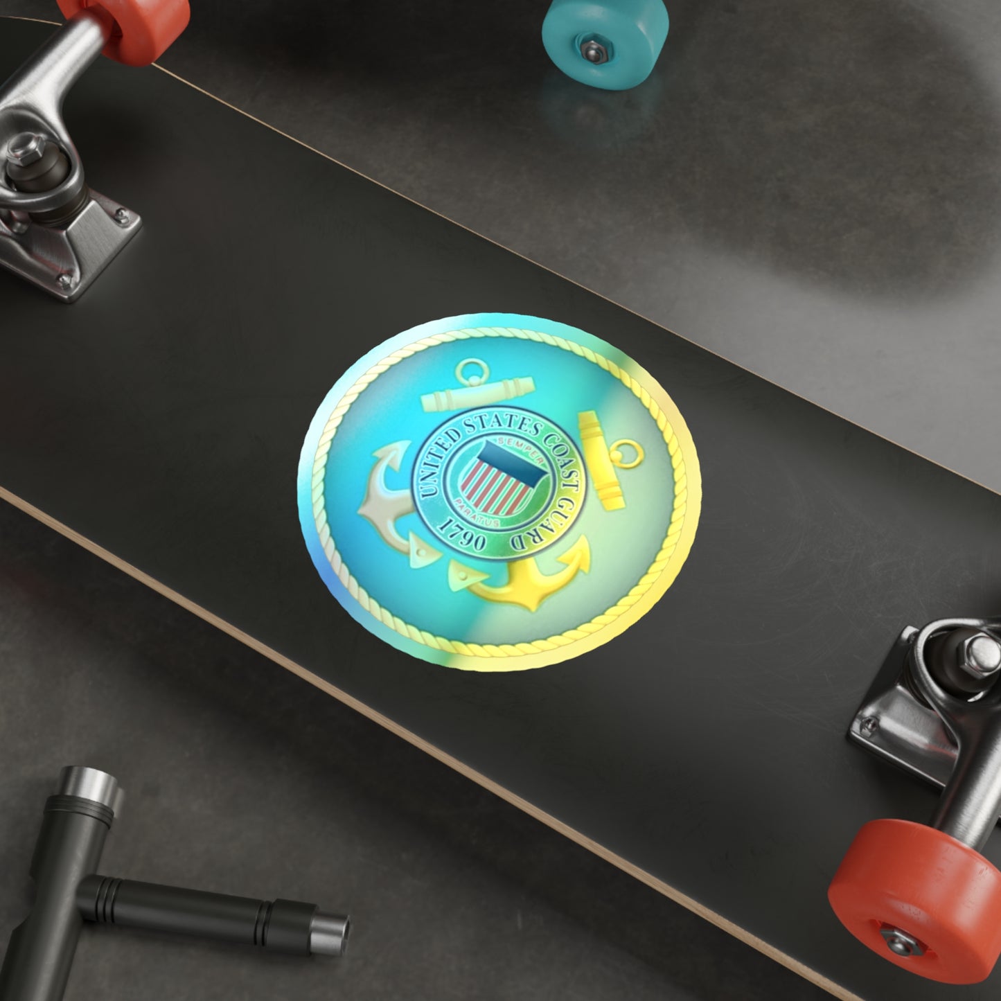 US Coast Guard Holographic Sticker