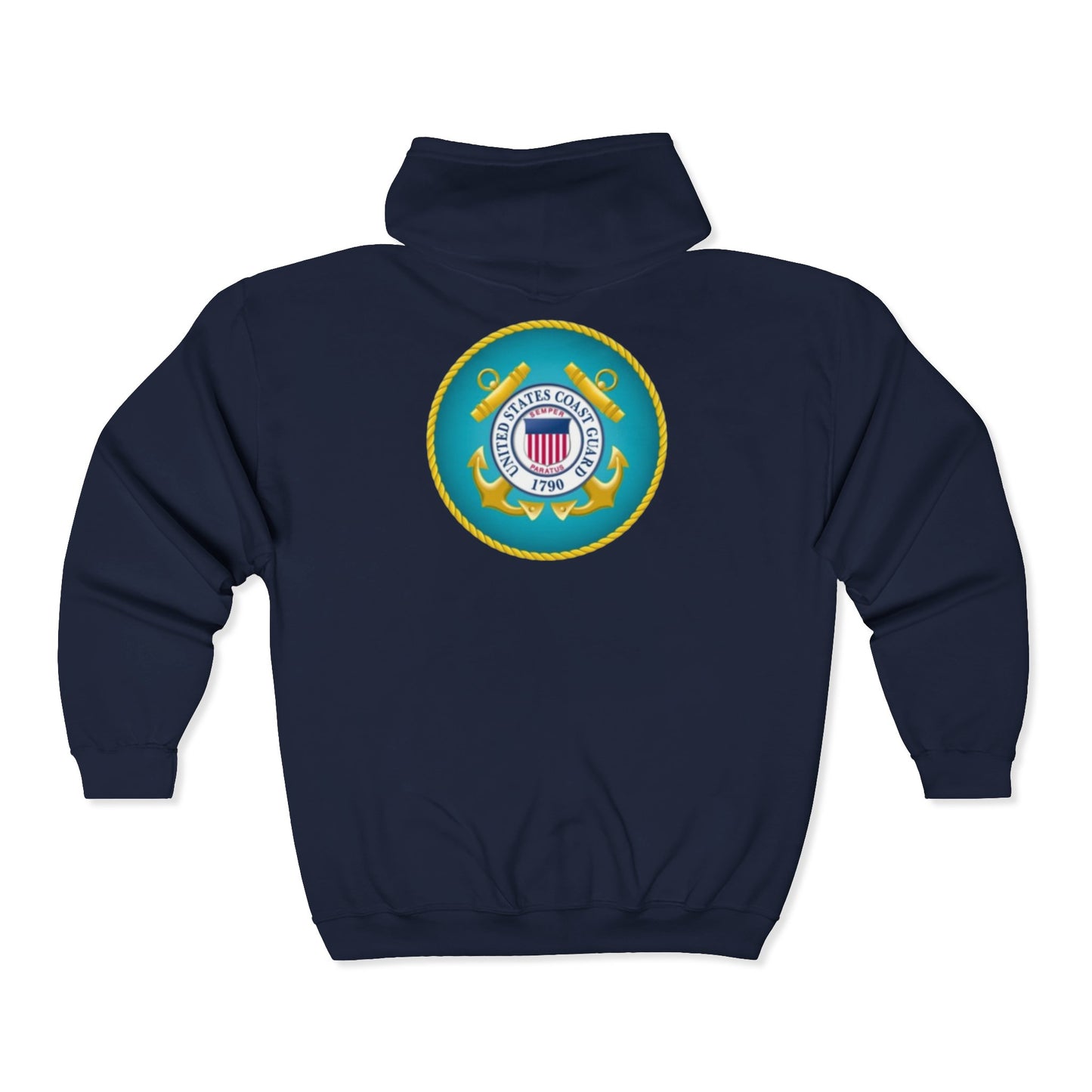 US Coast Guard Unisex Full Zip Hoodie