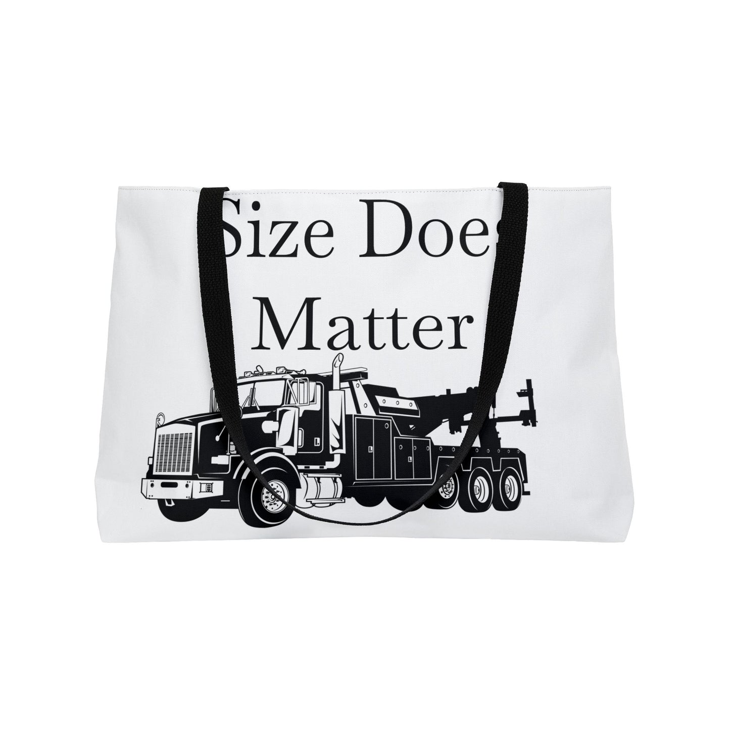 Size Does Matter Weekender Tote Bag