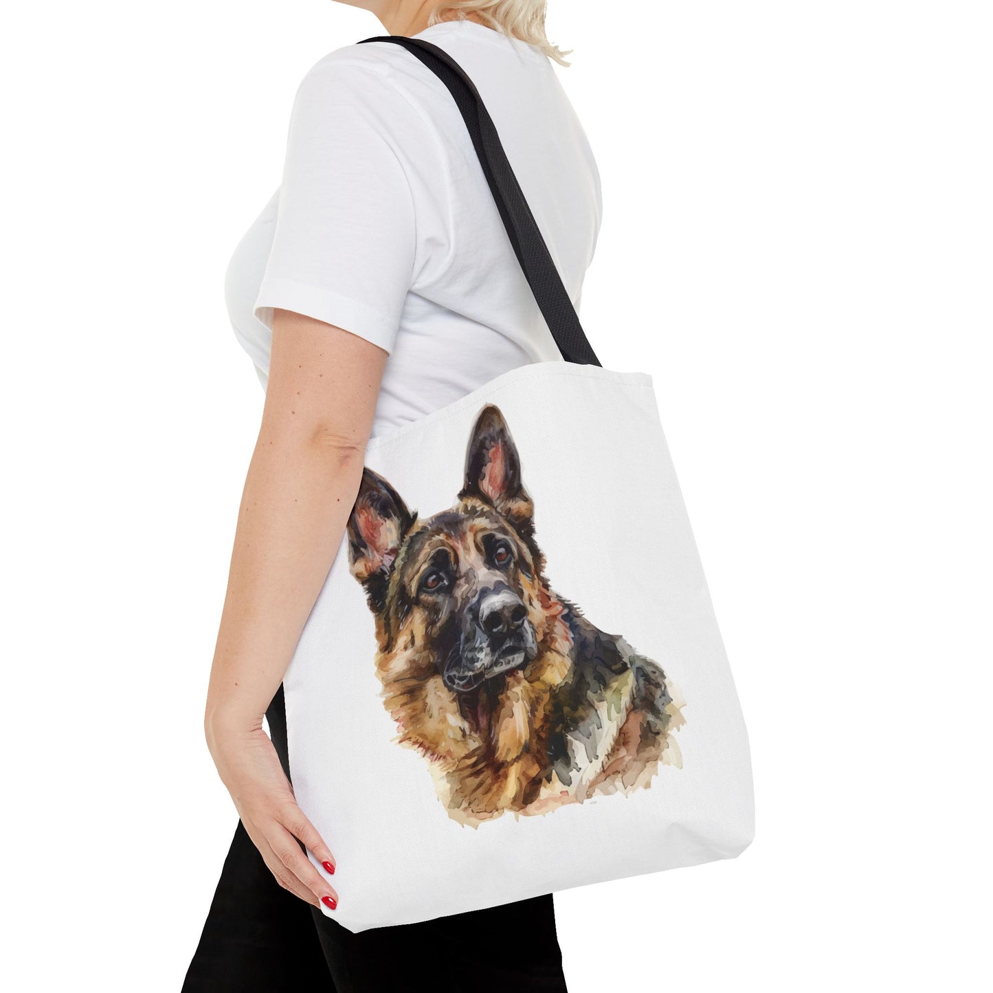 German Shepherd Head Tote Bag