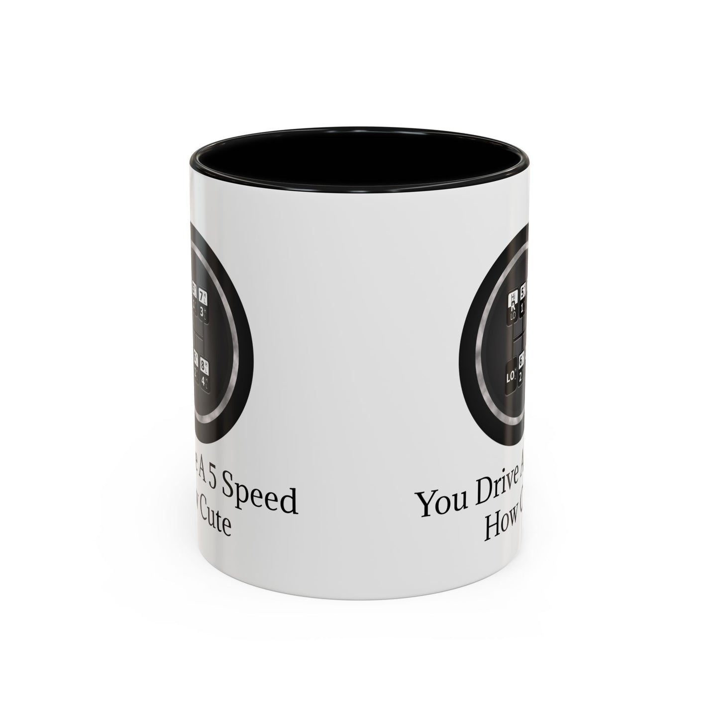 5 Speed How Cute 2-Tone Coffee Mug