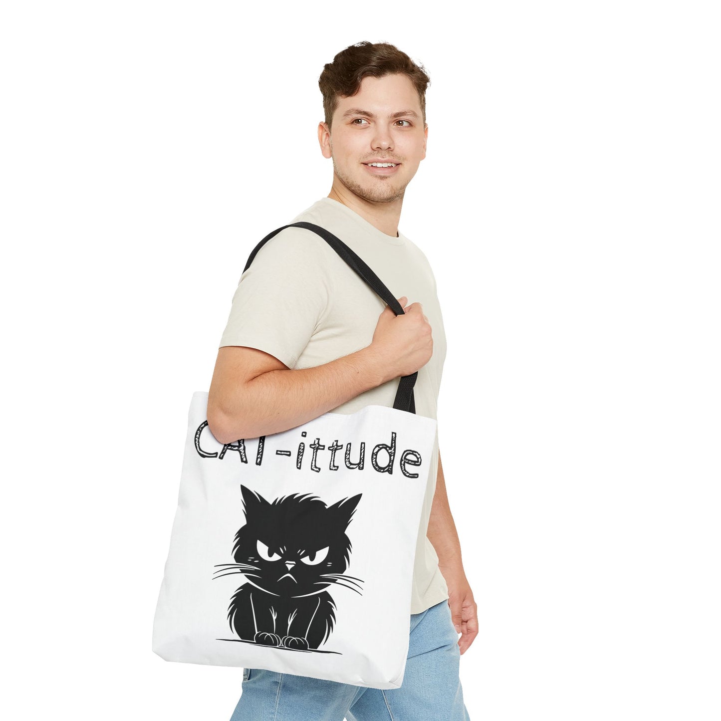 CAT-ittude Tote Bag