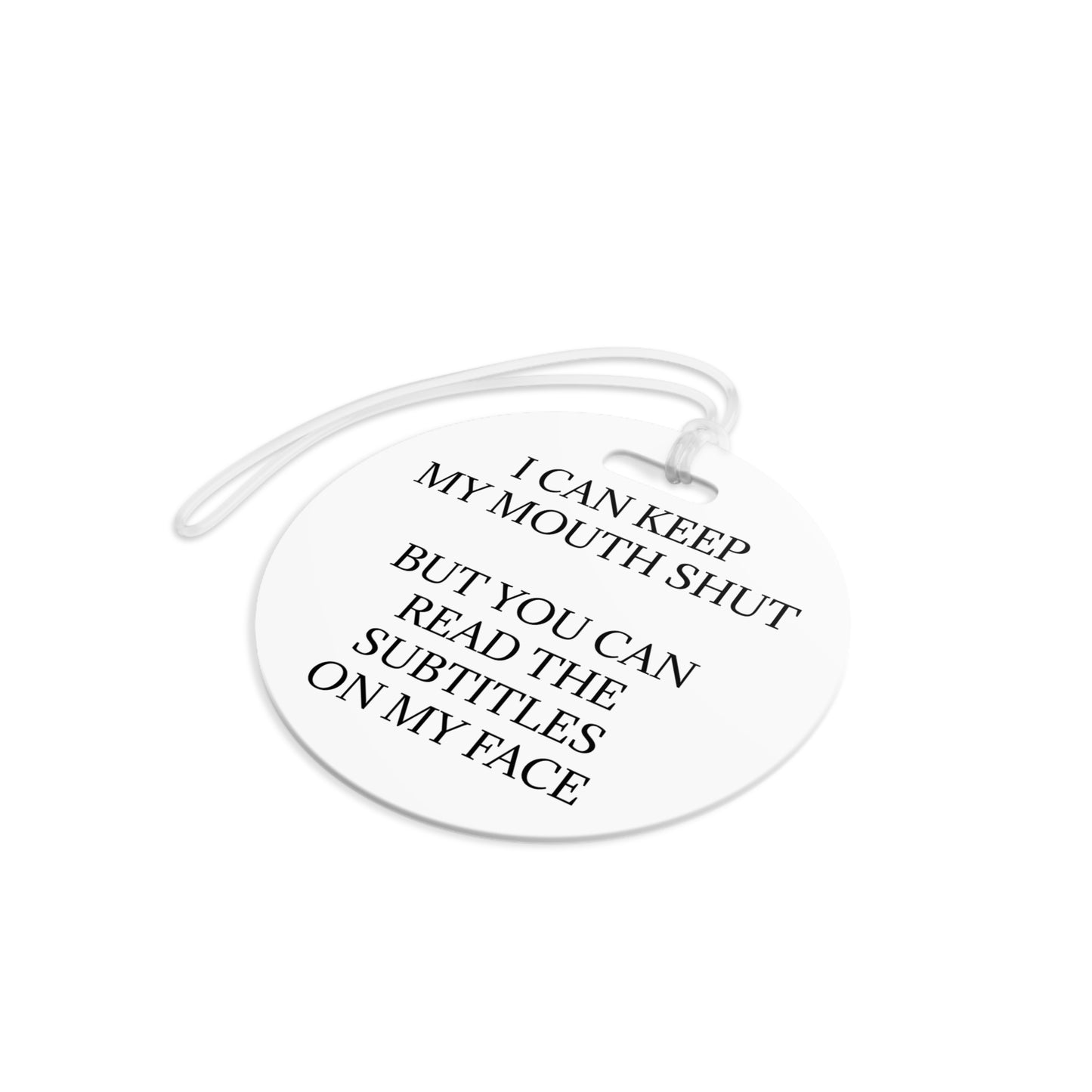 Subtitles Luggage Tag