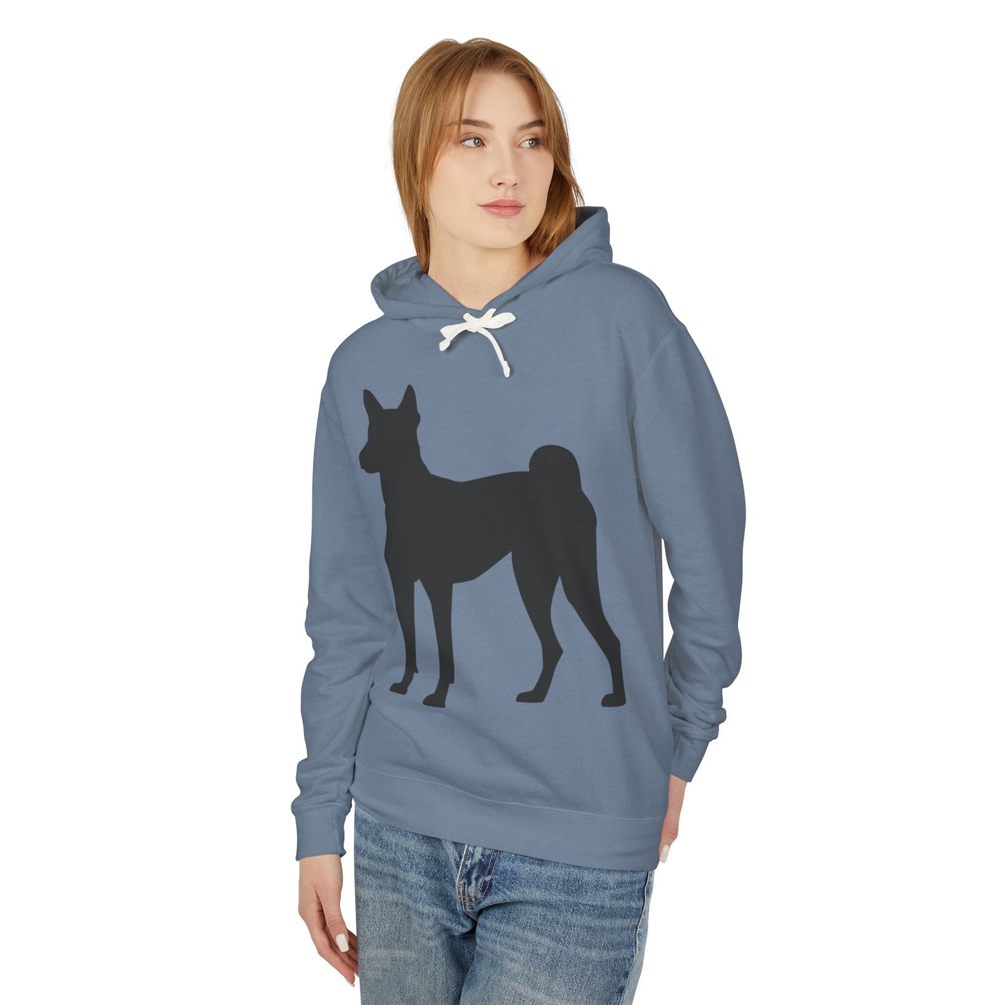 Basenji Silhouette Unisex Lightweight Hoodie