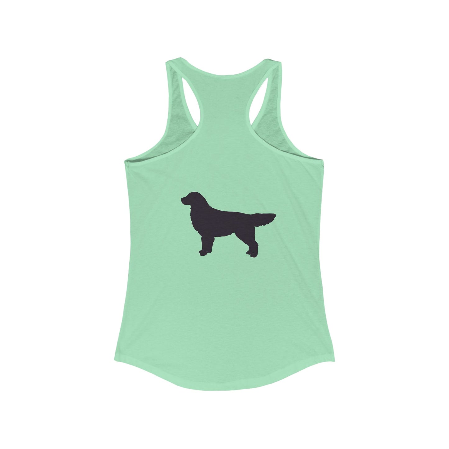 Golden Silhouette Women's Racerback Tank
