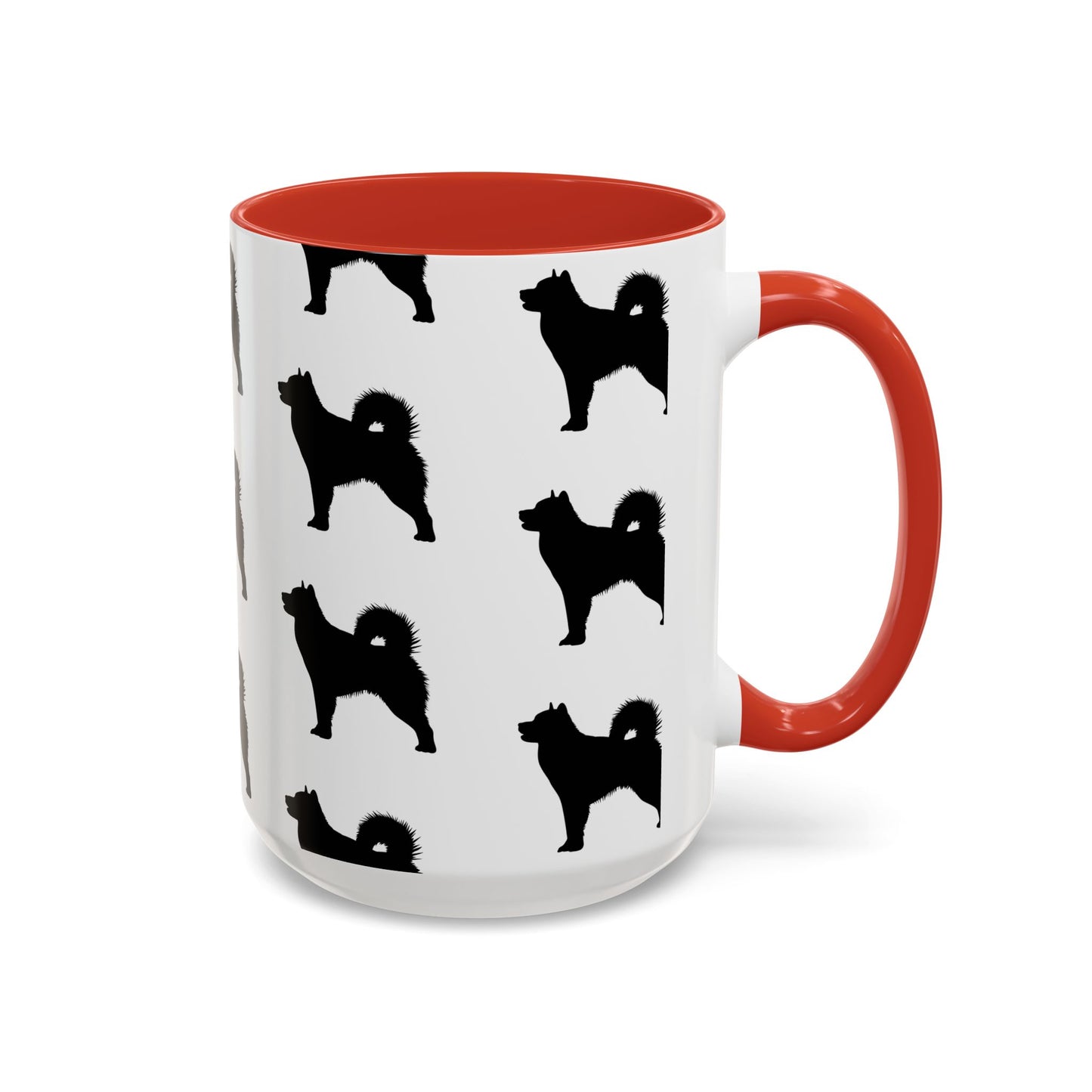 Malamute Silhouette 2-Tone Coffee Mug