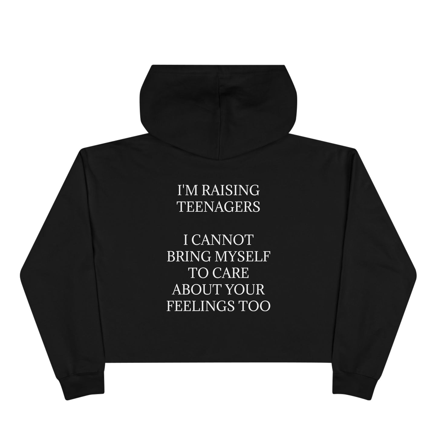 Raising Teenagers Women's Crop Hoodie