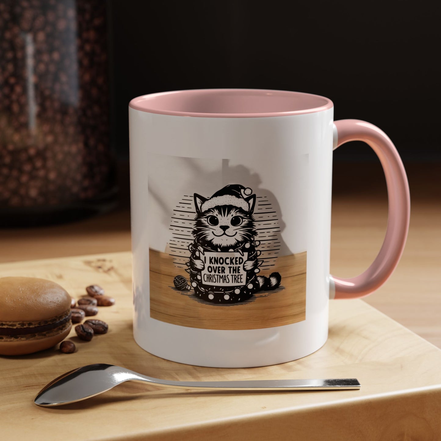 Naughty Cat 2-Tone Coffee Mug