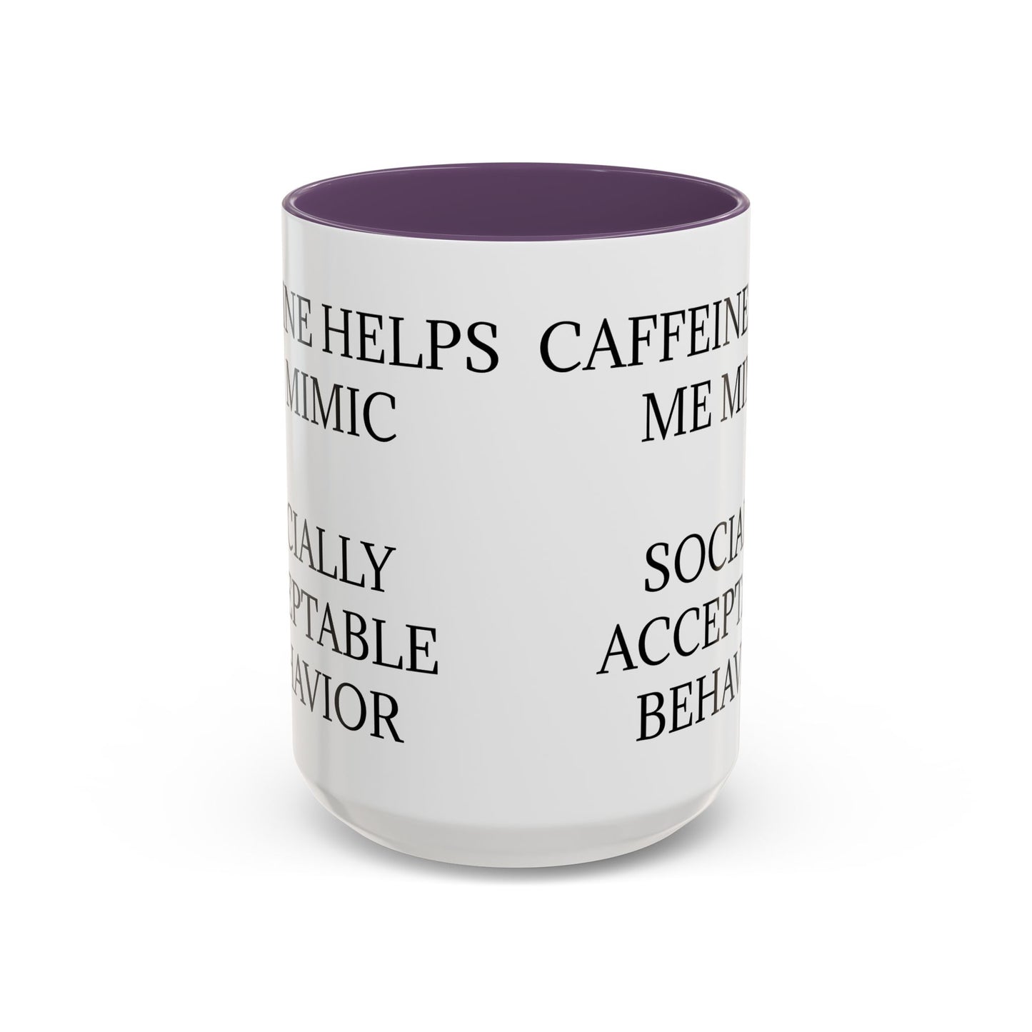 Socially Acceptable 2-Tone Coffee Mug