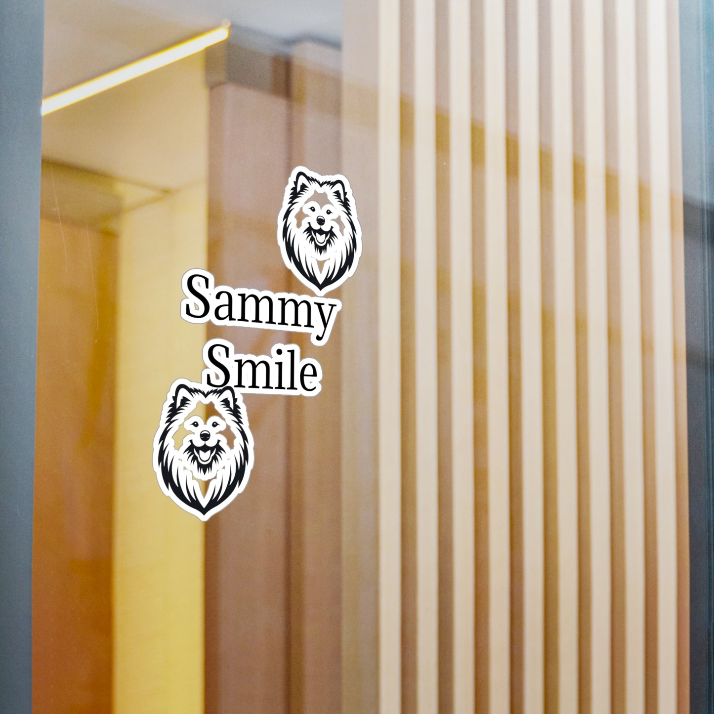Sammy Smile Vinyl Decal