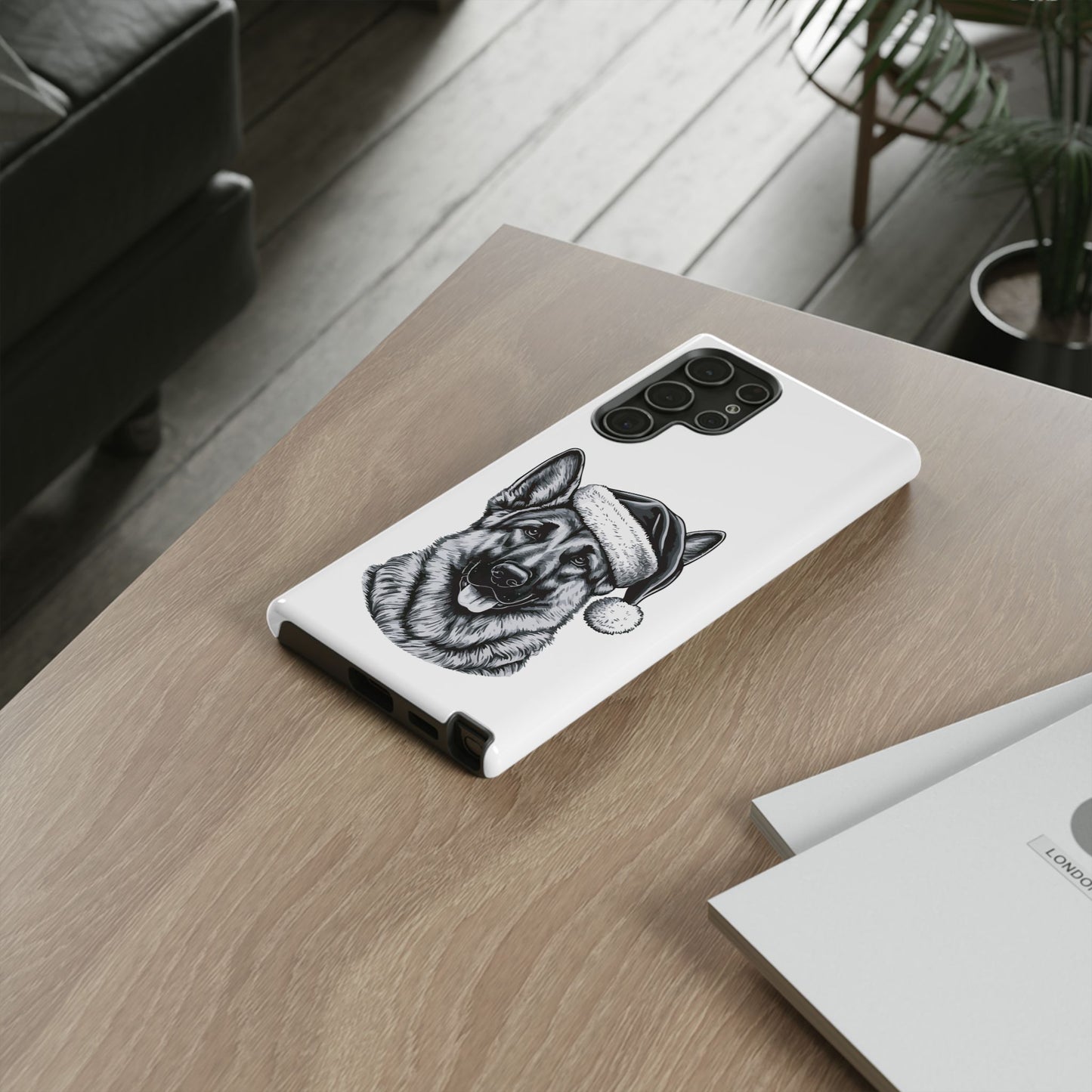 Santa Paws German Shepherd Samsung Case