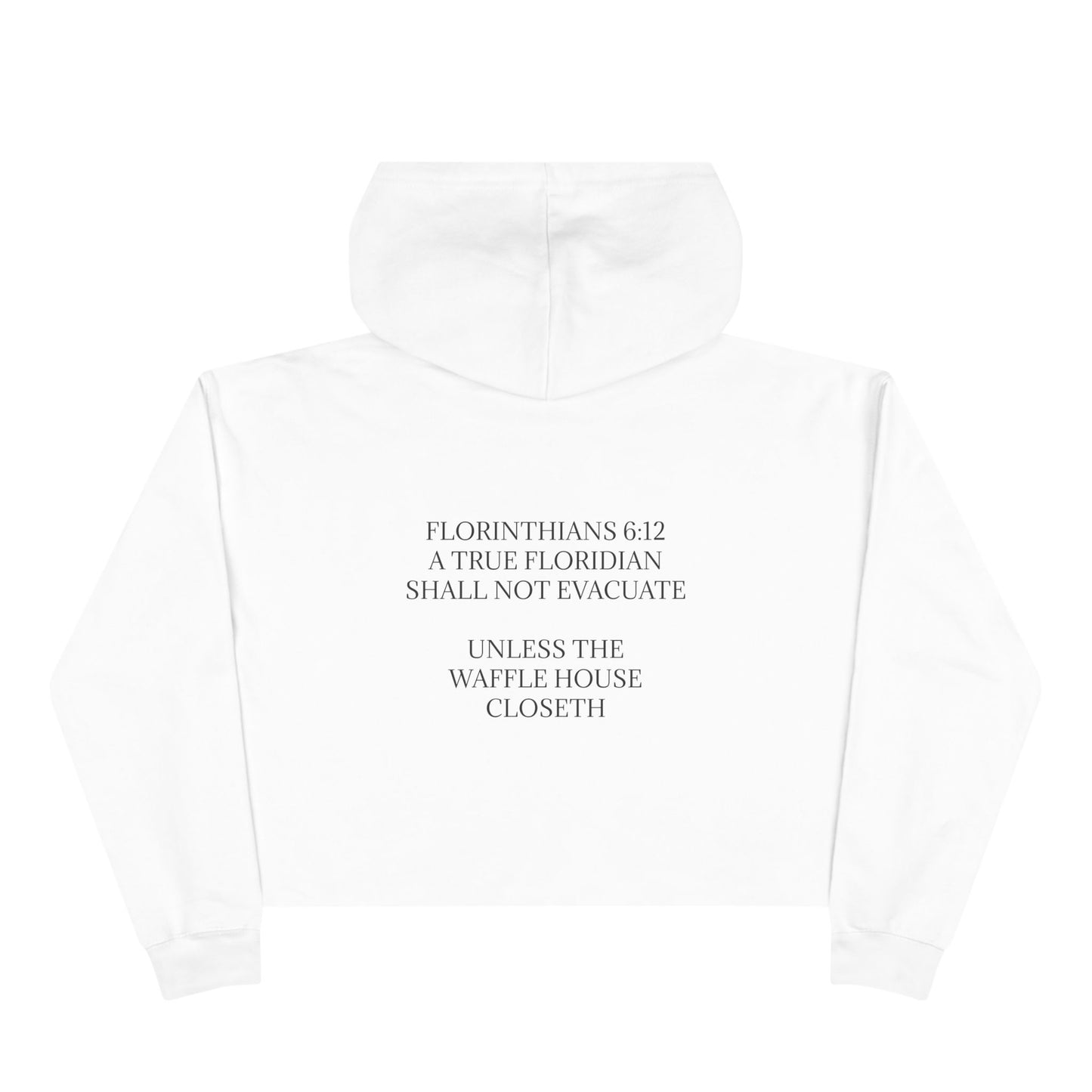 Florinthians 6:12 Women's Crop Hoodie