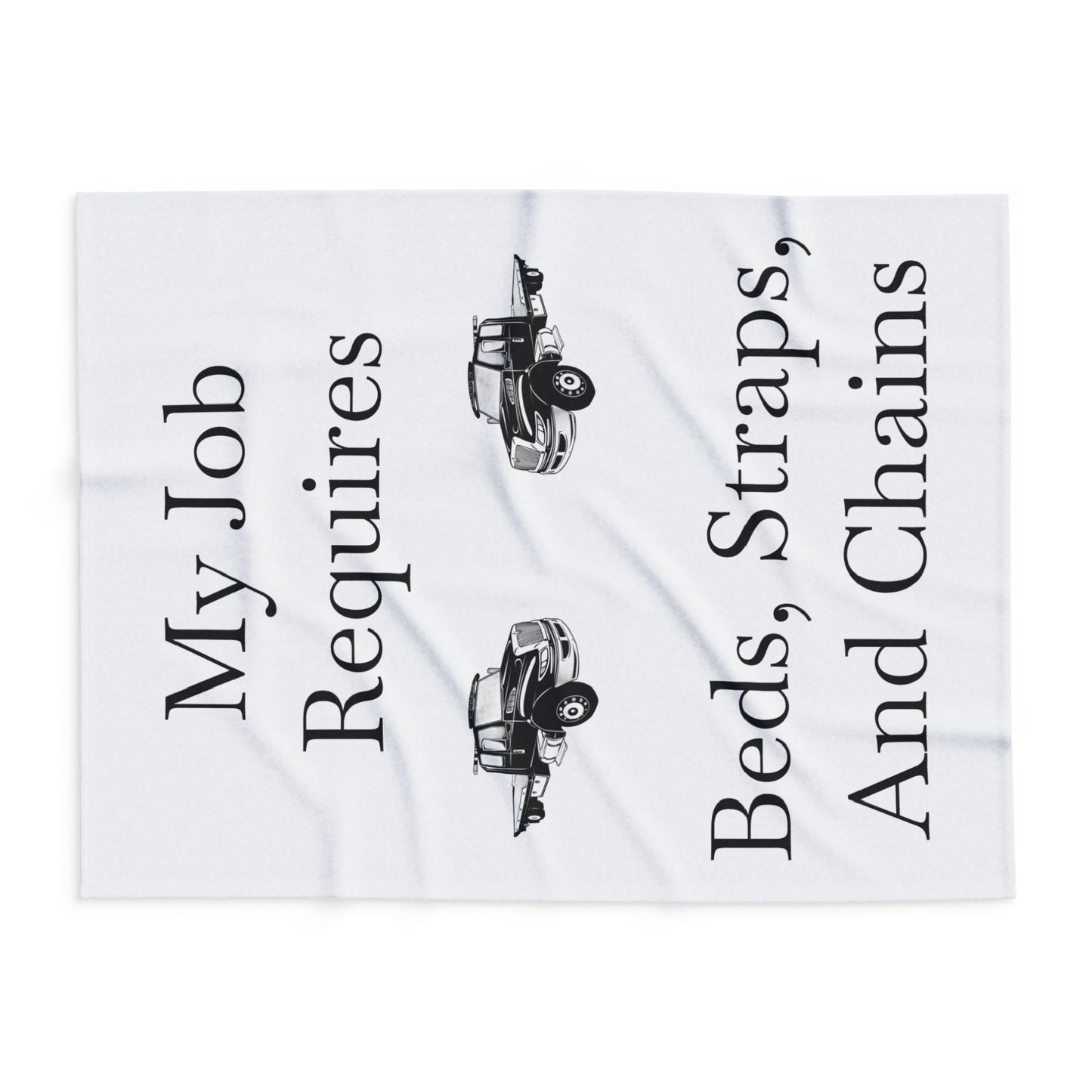 Beds, Straps, And Chains Arctic Fleece Blanket
