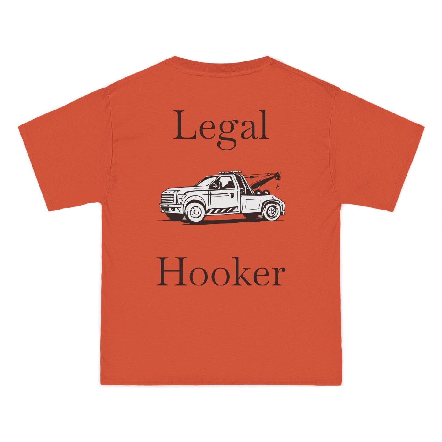 Legal H**ker Wheel Lift Tow Truck Men's Short-Sleeve Crewneck Tee