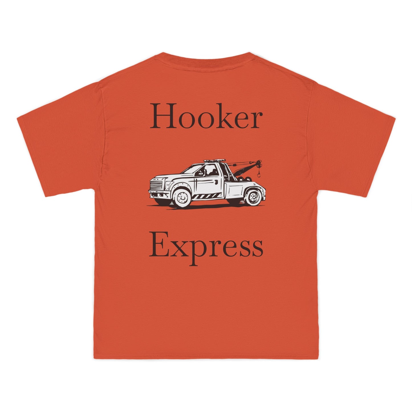 H**ker Express Wheel Lift Tow Truck Men's Short-Sleeve Crewneck Tee
