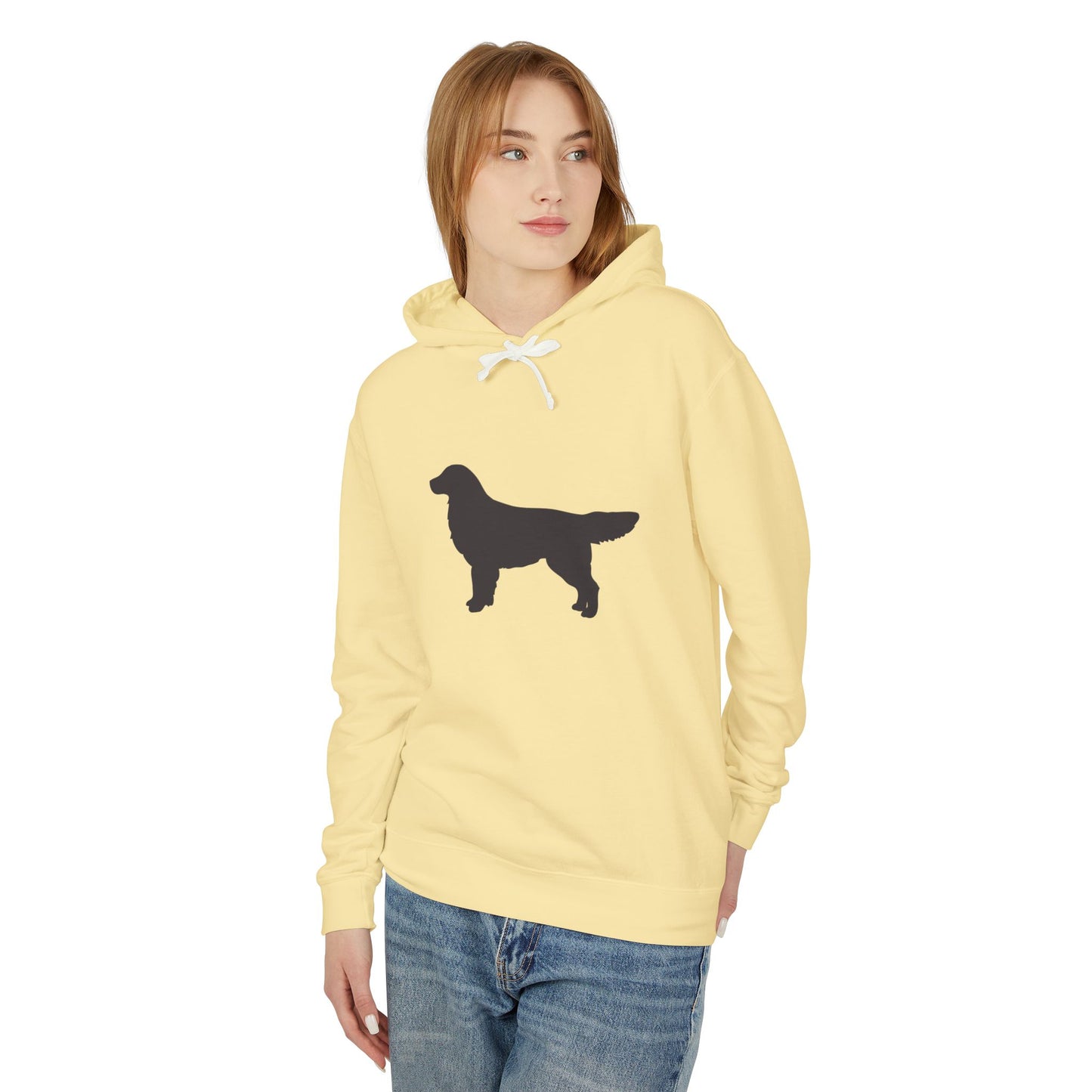 Golden Silhouette Unisex Lightweight Hoodie