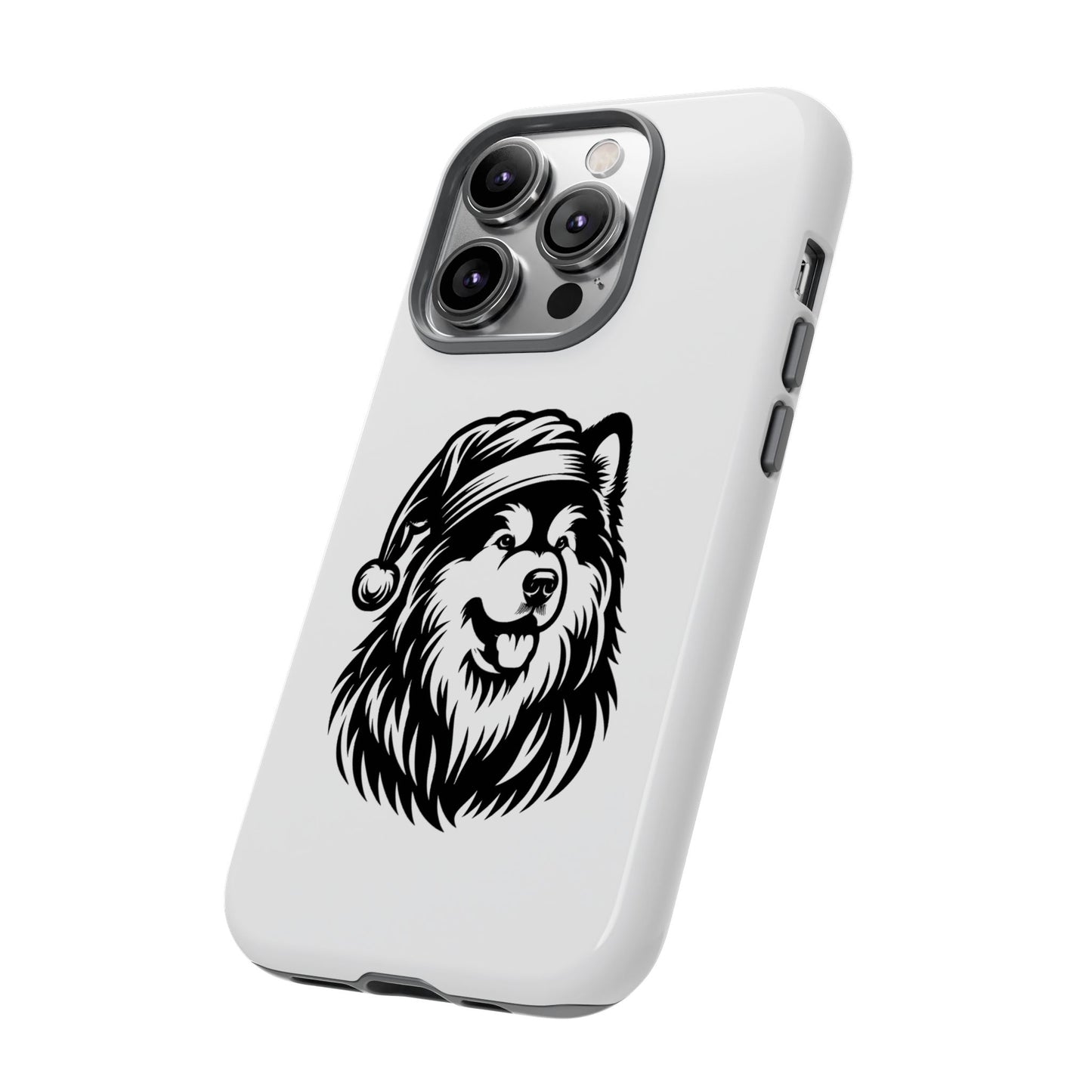 Santa Paws Malamute iPhone Case