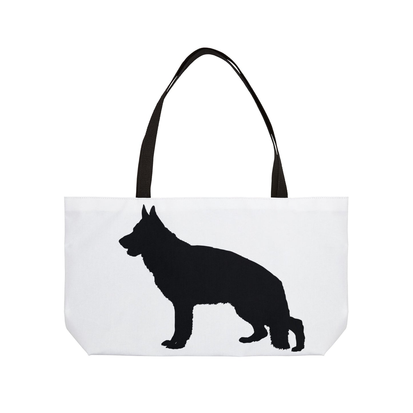 German Shepherd Silhouette Weekender Tote Bag