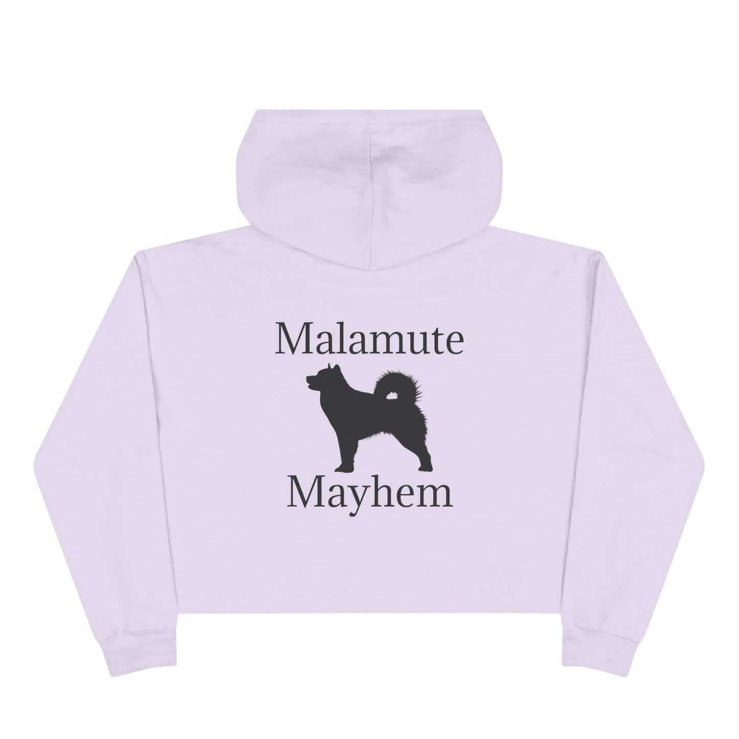 Malamute Mayhem Women's Crop Hoodie