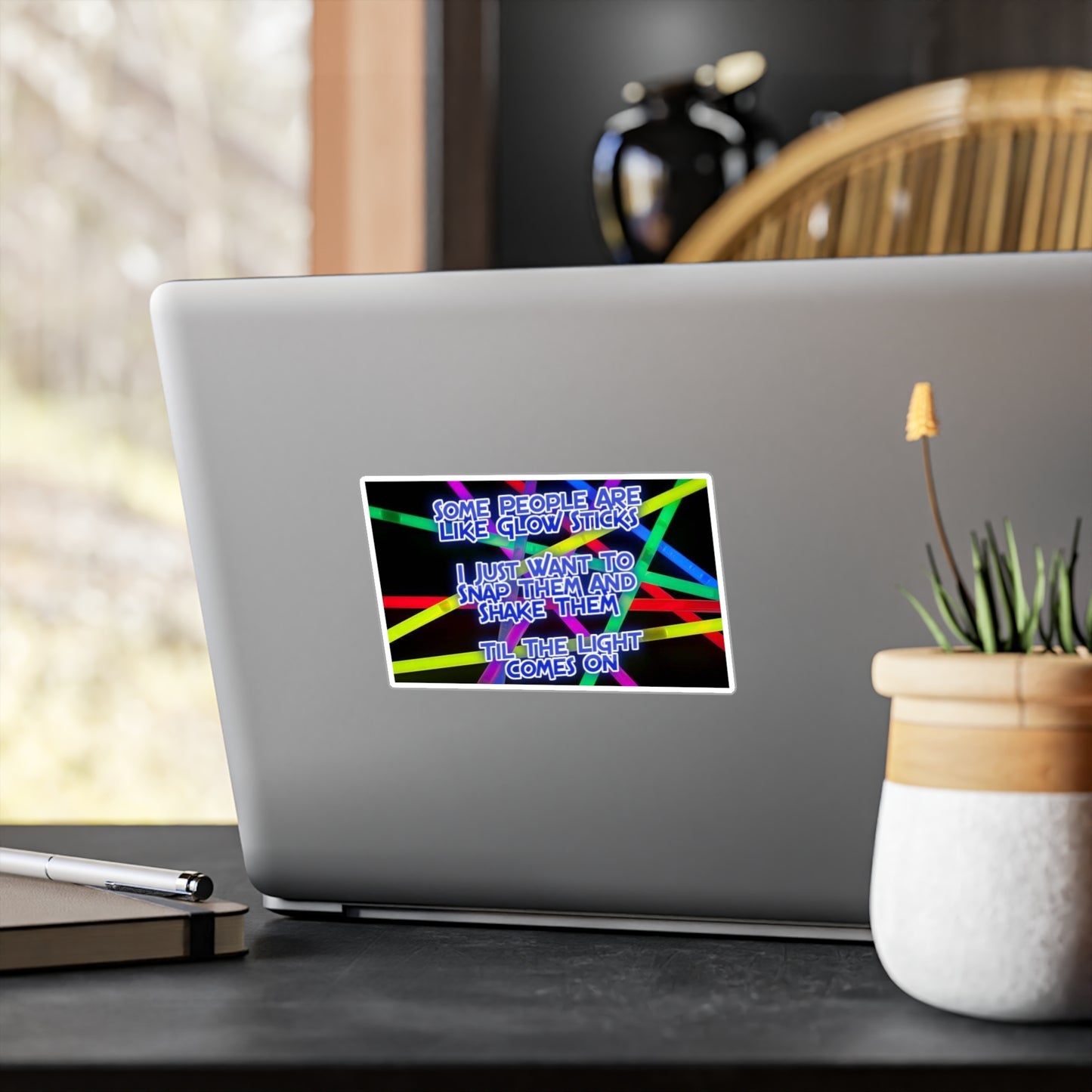 Glow Sticks Vinyl Decal