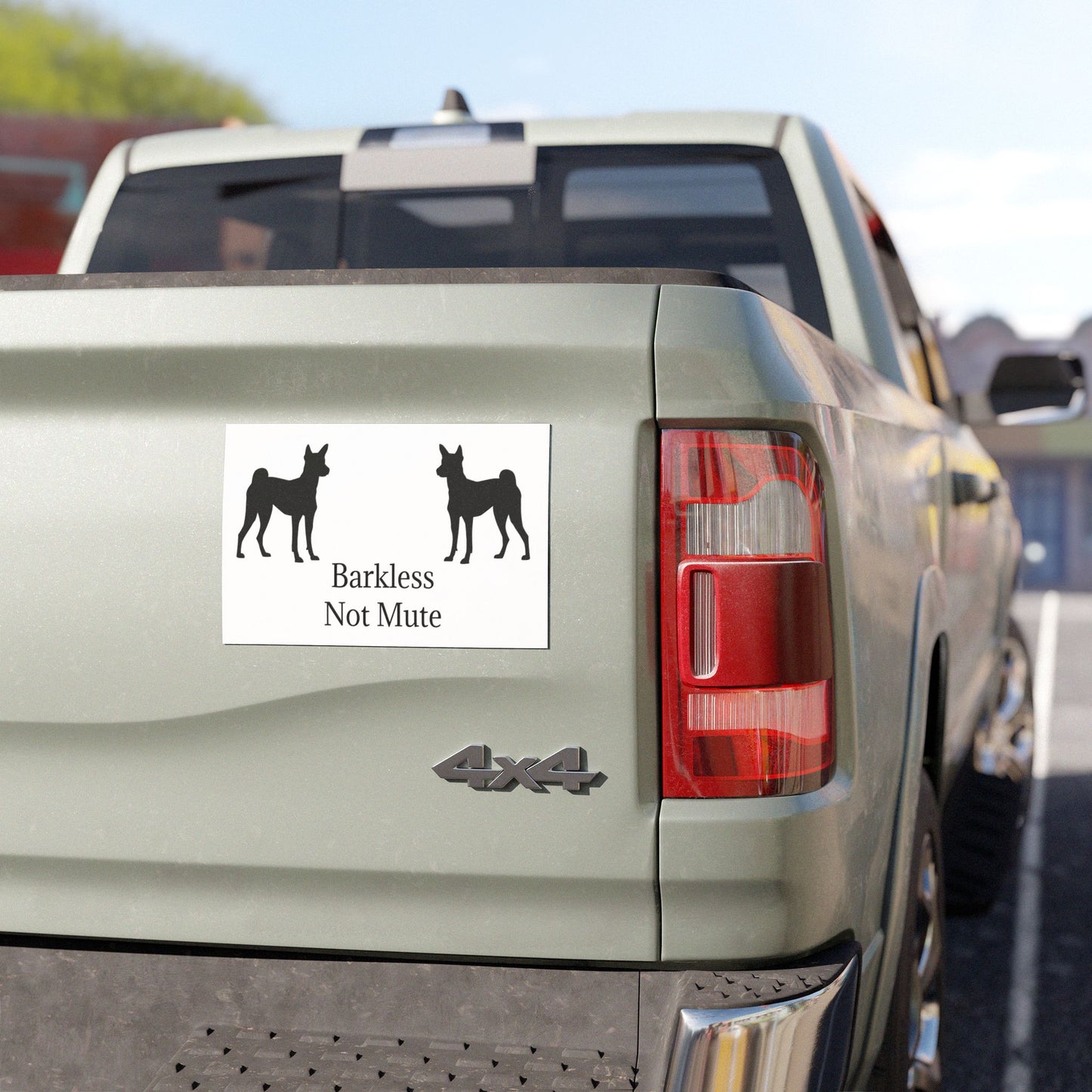 Barkless Not Mute Indoor/Outdoor Magnet