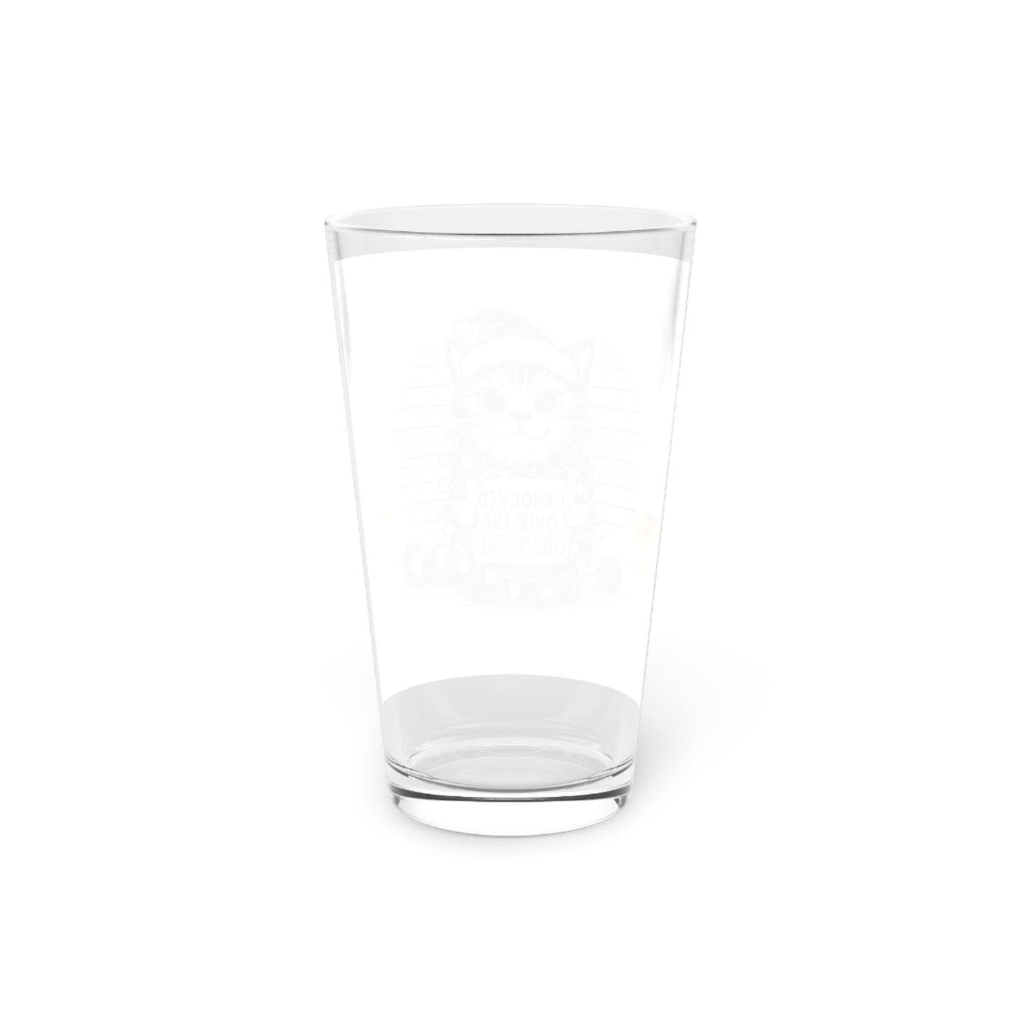 Naughty Cat Drinking Glass