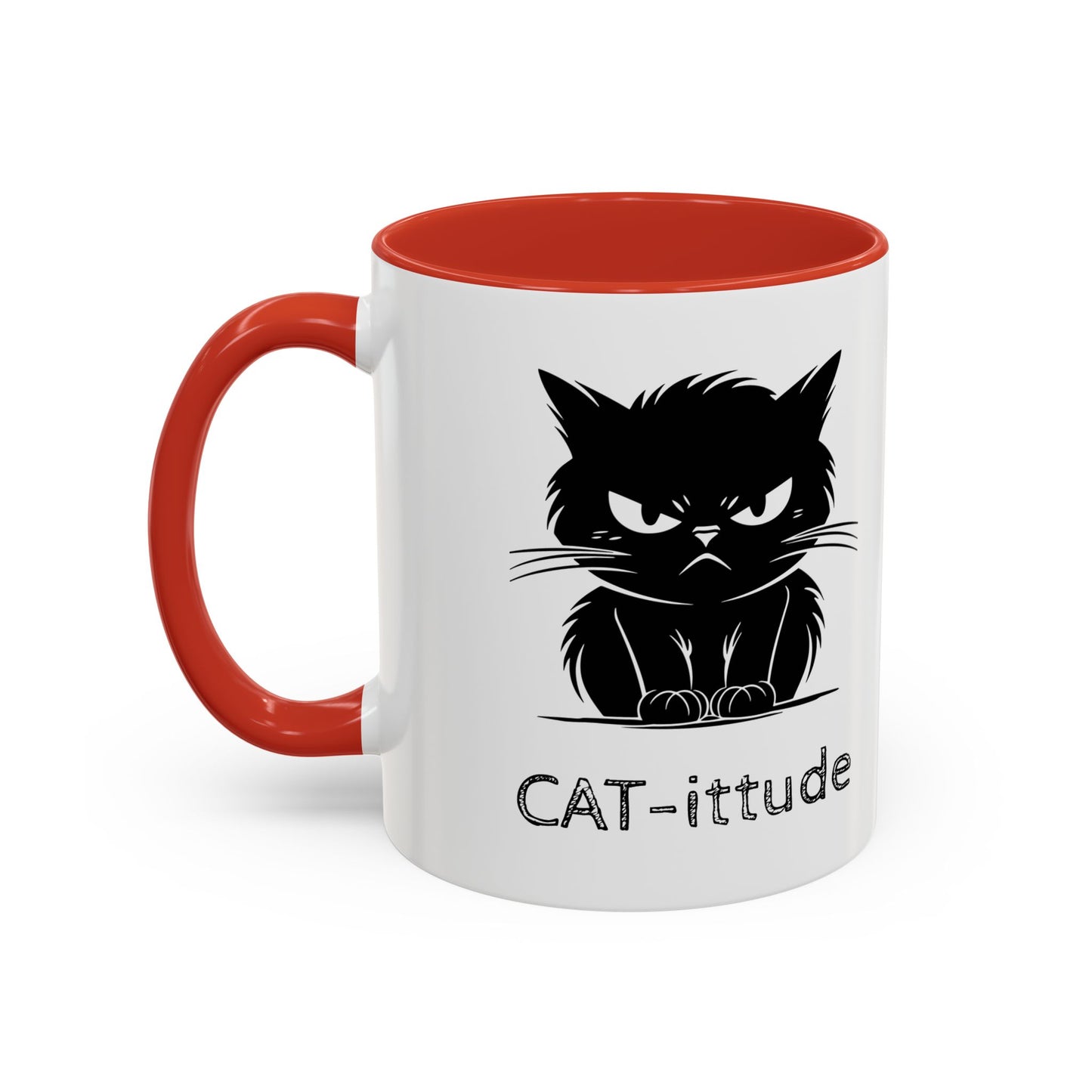 CAT-ittude 2-Tone Coffee Mug