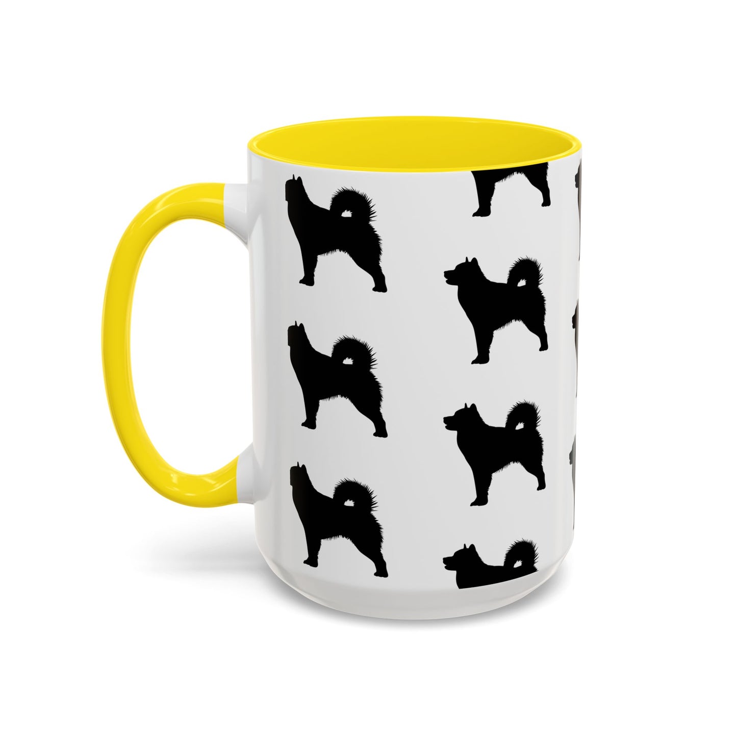 Malamute Silhouette 2-Tone Coffee Mug