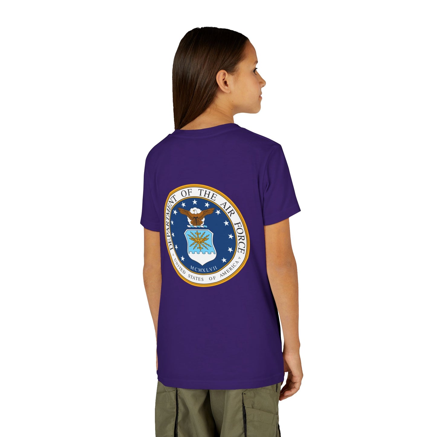 US Air Force Youth Unisex Short Sleeve Crewneck Tee