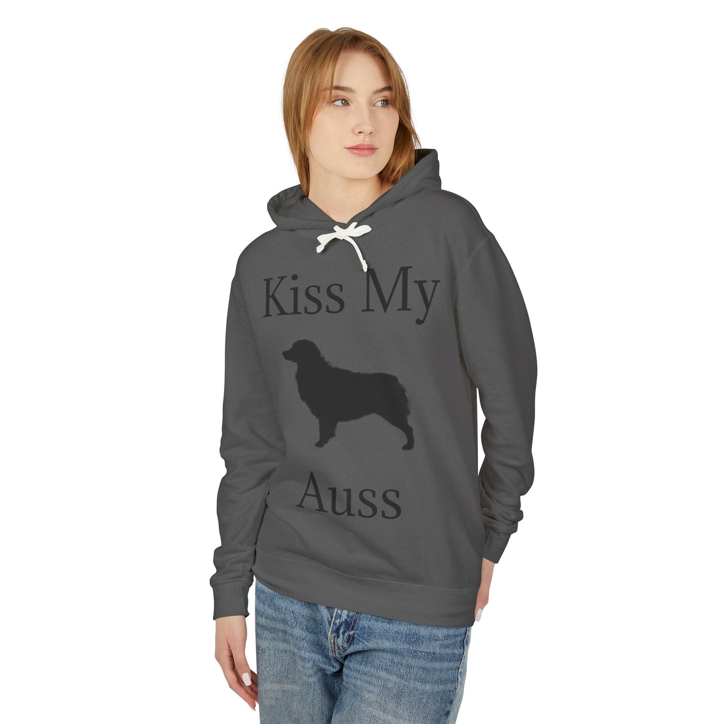 Kiss My Auss Unisex Lightweight Hoodie