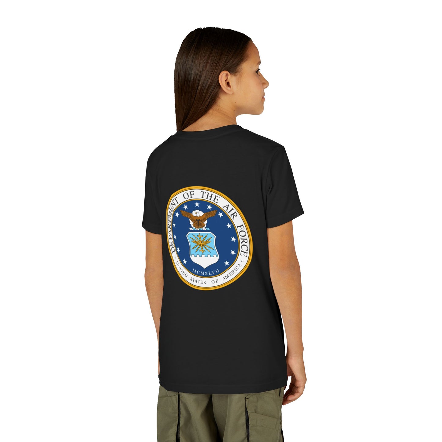 US Air Force Youth Unisex Short Sleeve Crewneck Tee