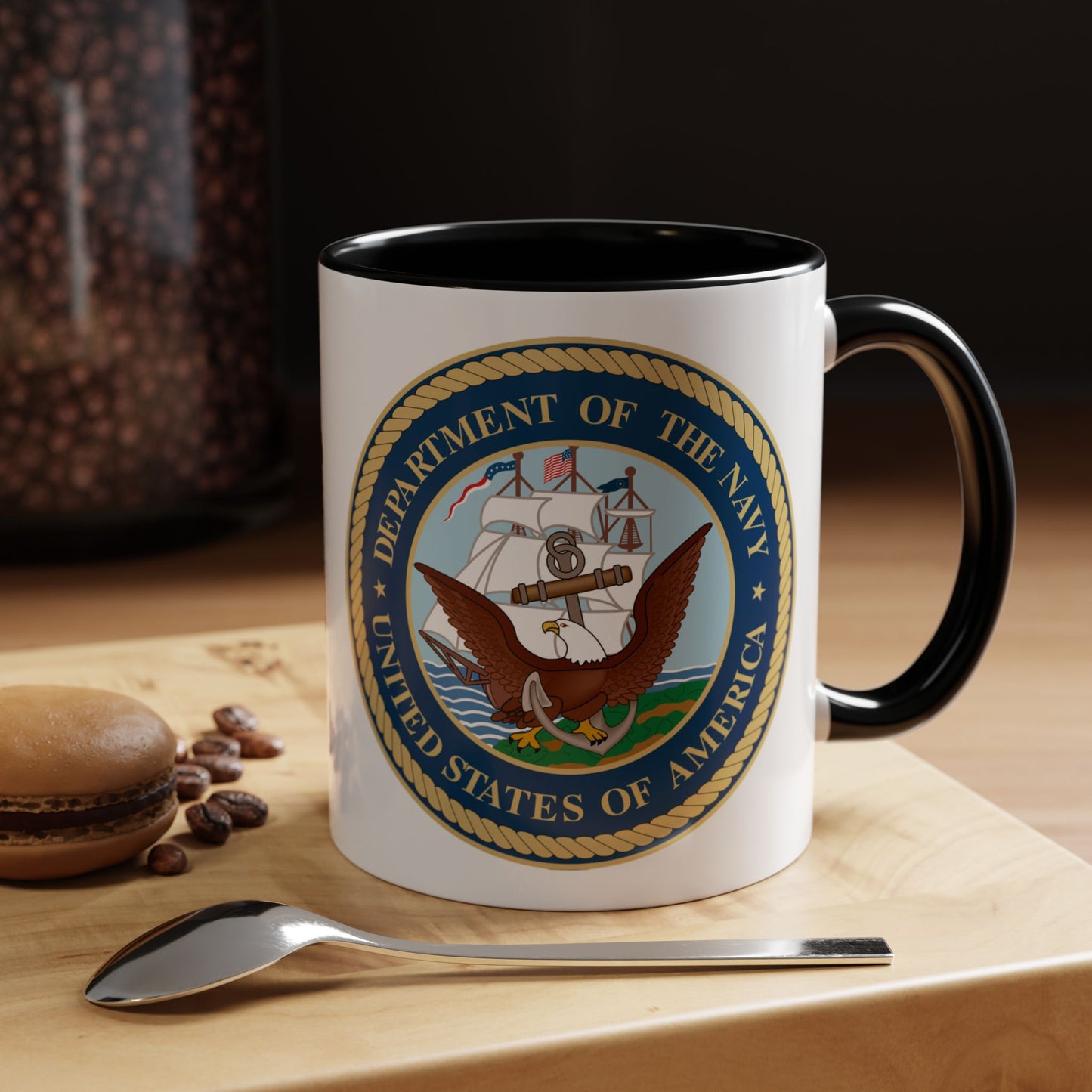 US Navy 2-Tone Coffee Mug