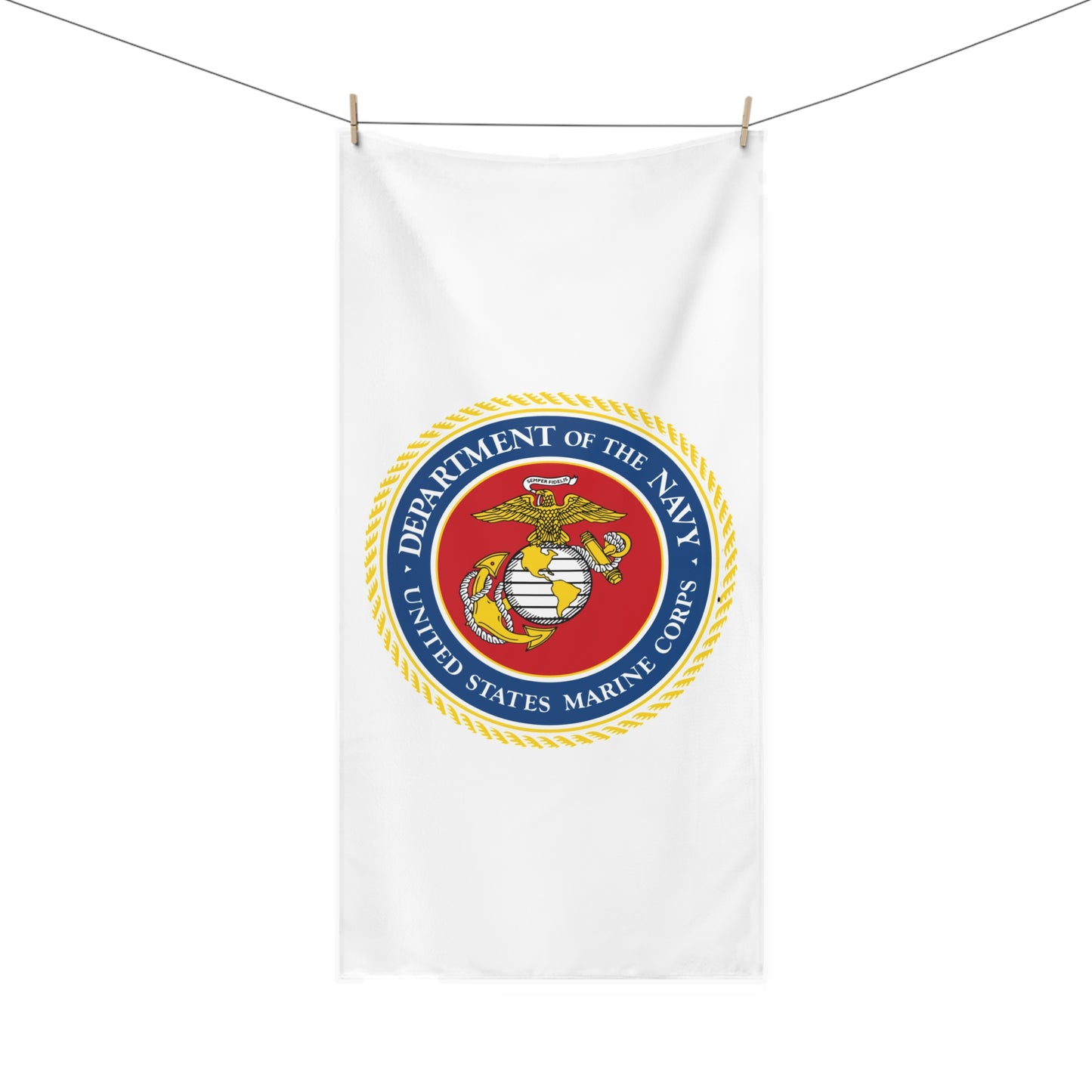 US Marine Corps Mink-Cotton Beach Towel