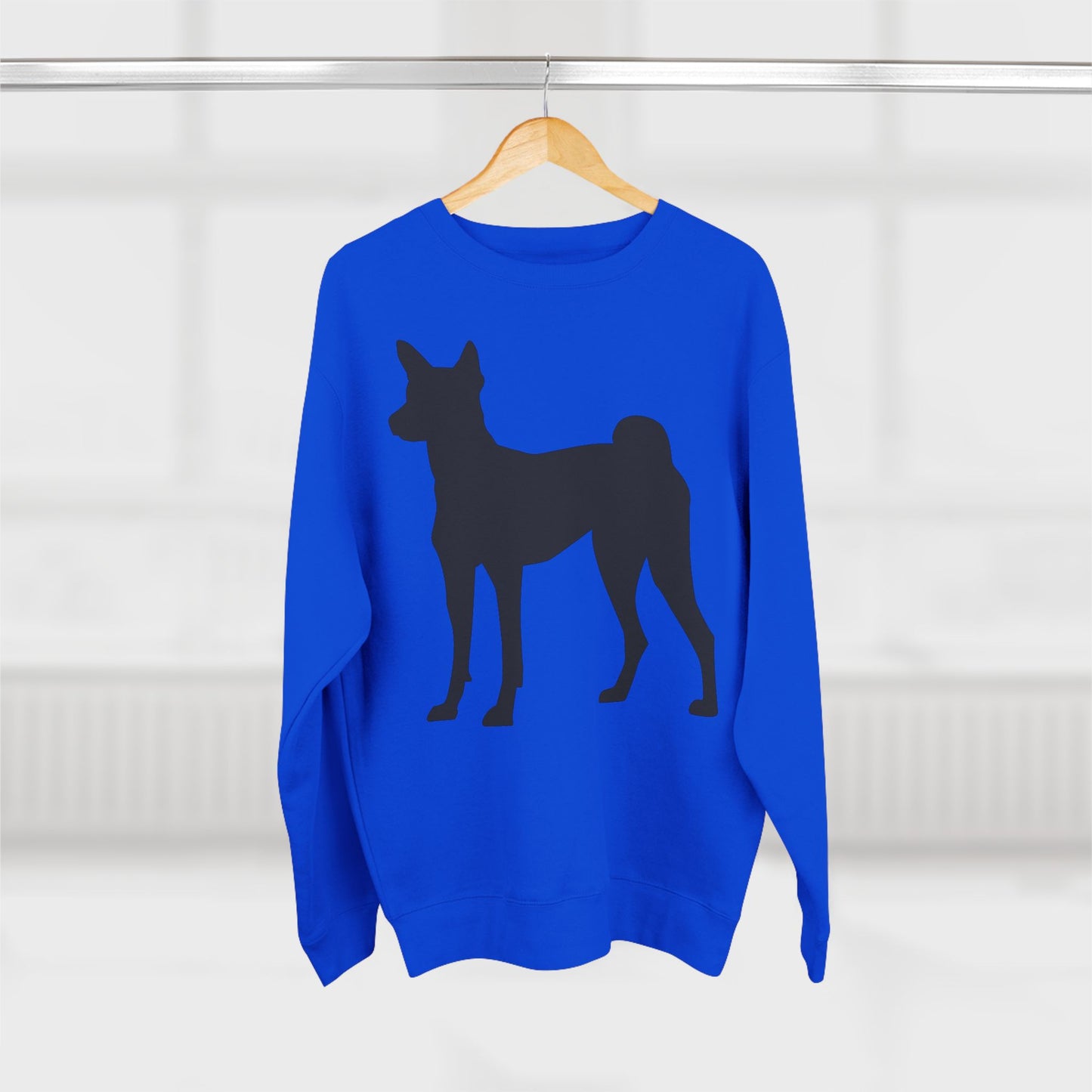 Basenji Silhouette Unisex Crewneck Sweatshirt