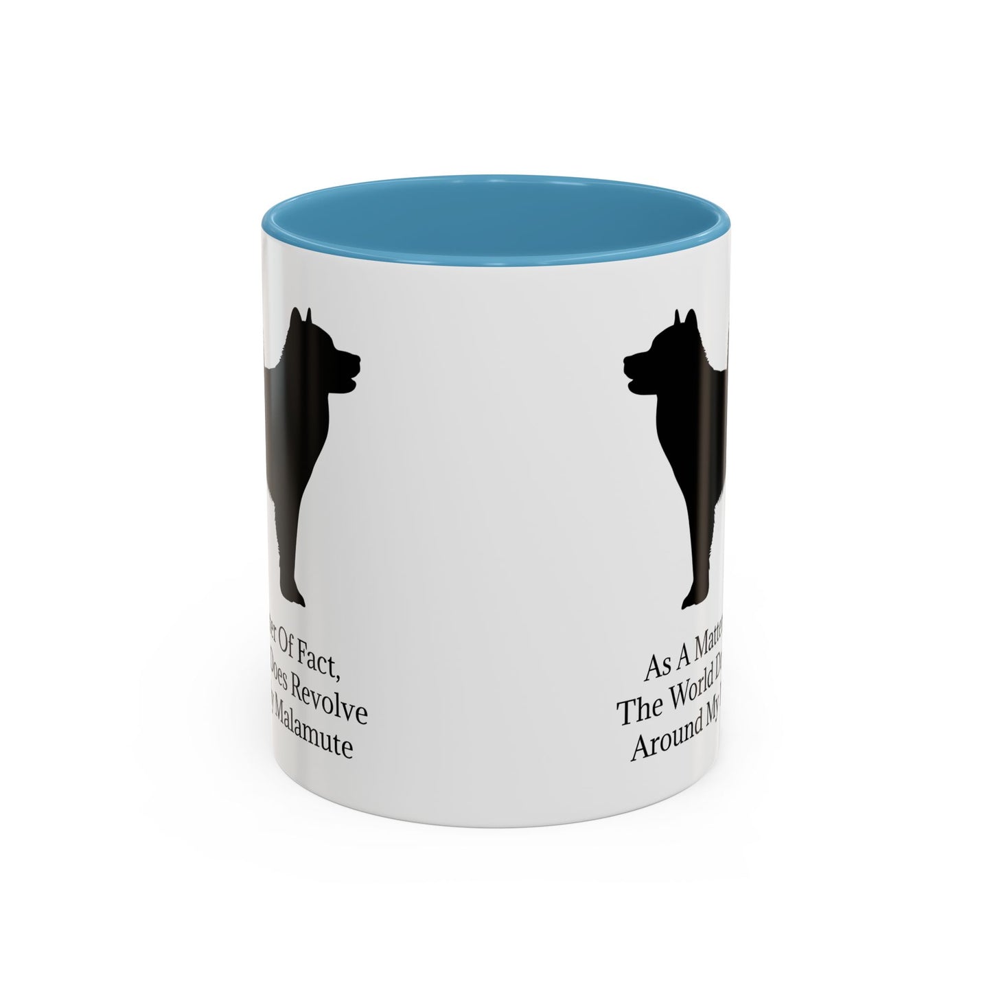 Matter Of Fact Malamute 2-Tone Coffee Mug