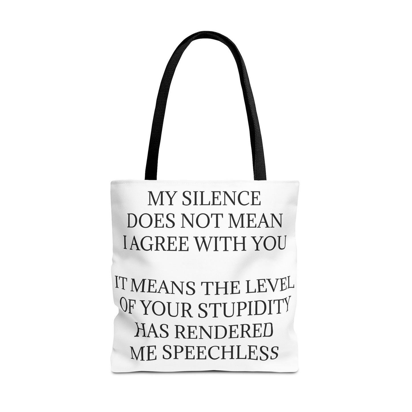 Speechless Tote Bag