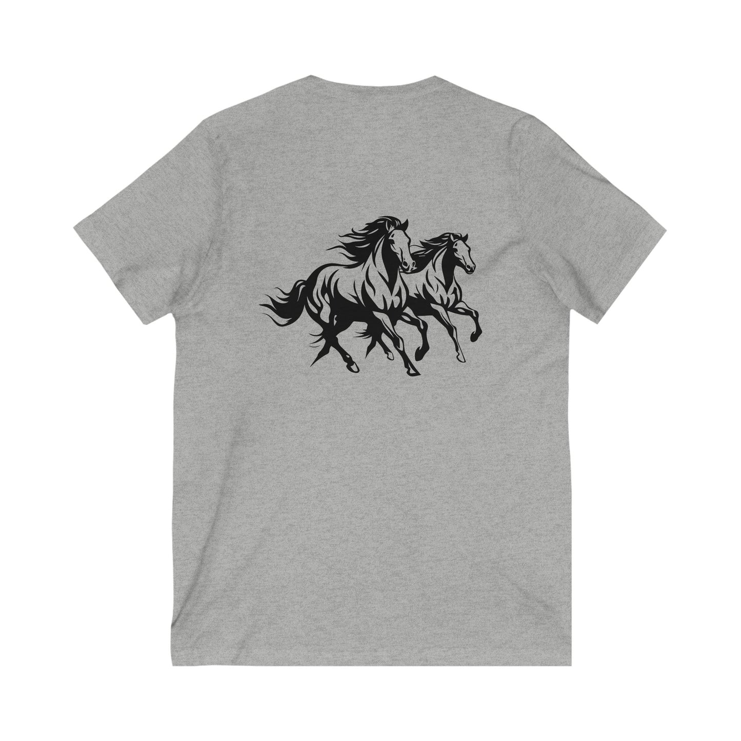 Horsin' Around Unisex Short Sleeve V-Neck Tee