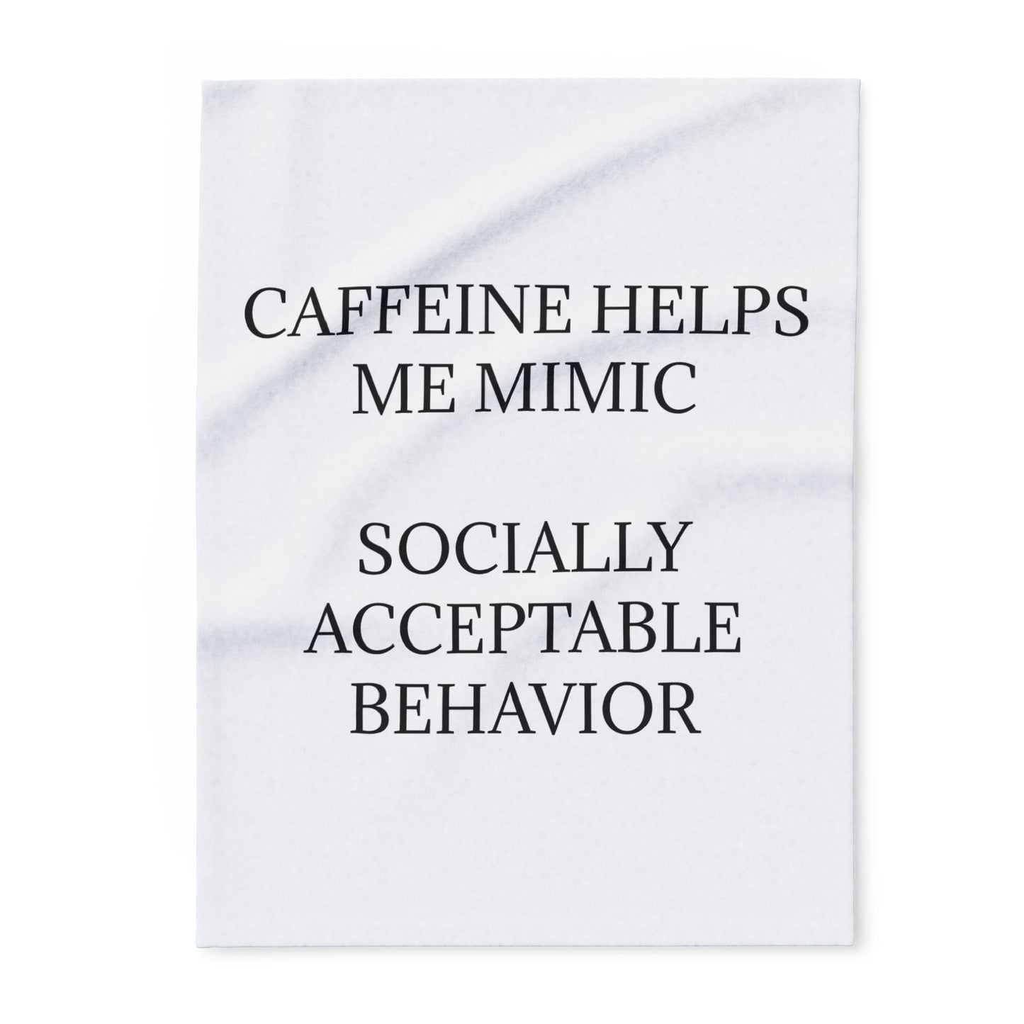 Socially Acceptable Arctic Fleece Blanket