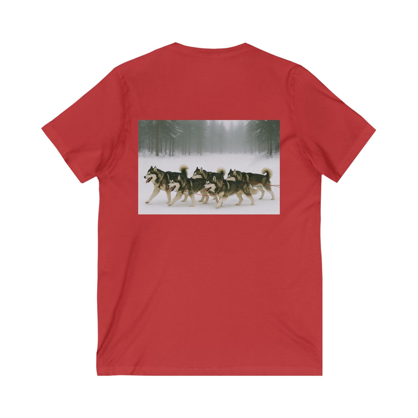 Mush On Unisex Short Sleeve V-Neck Tee
